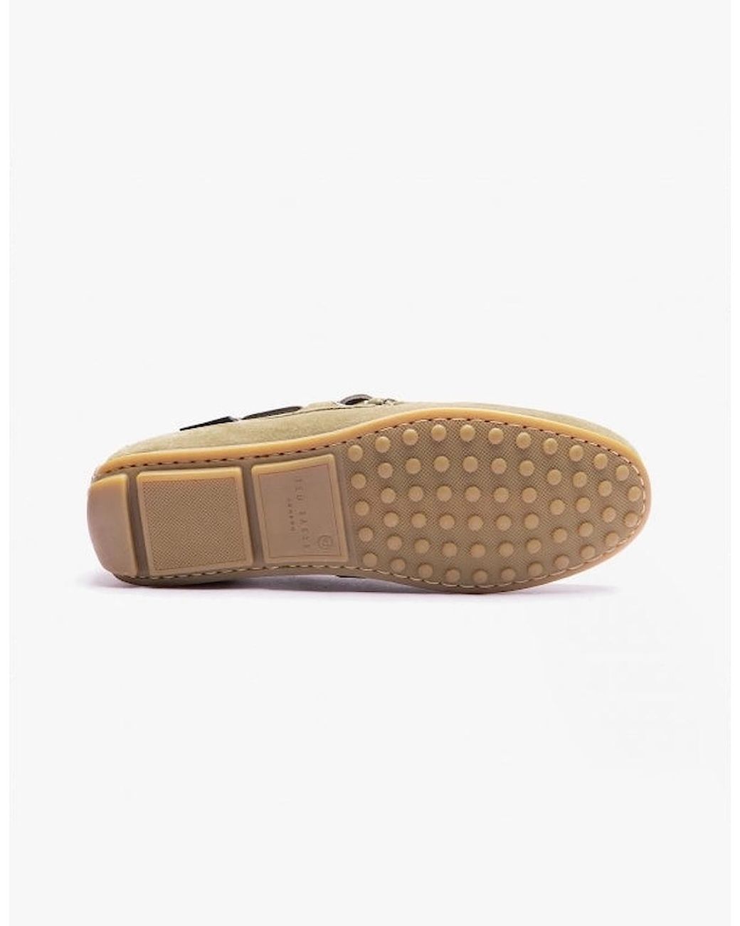 Ted Baker Natural Kenney Boat Shoes Dark for men