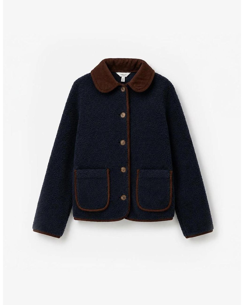 Joules Blue Sadie Short Track Jackets
