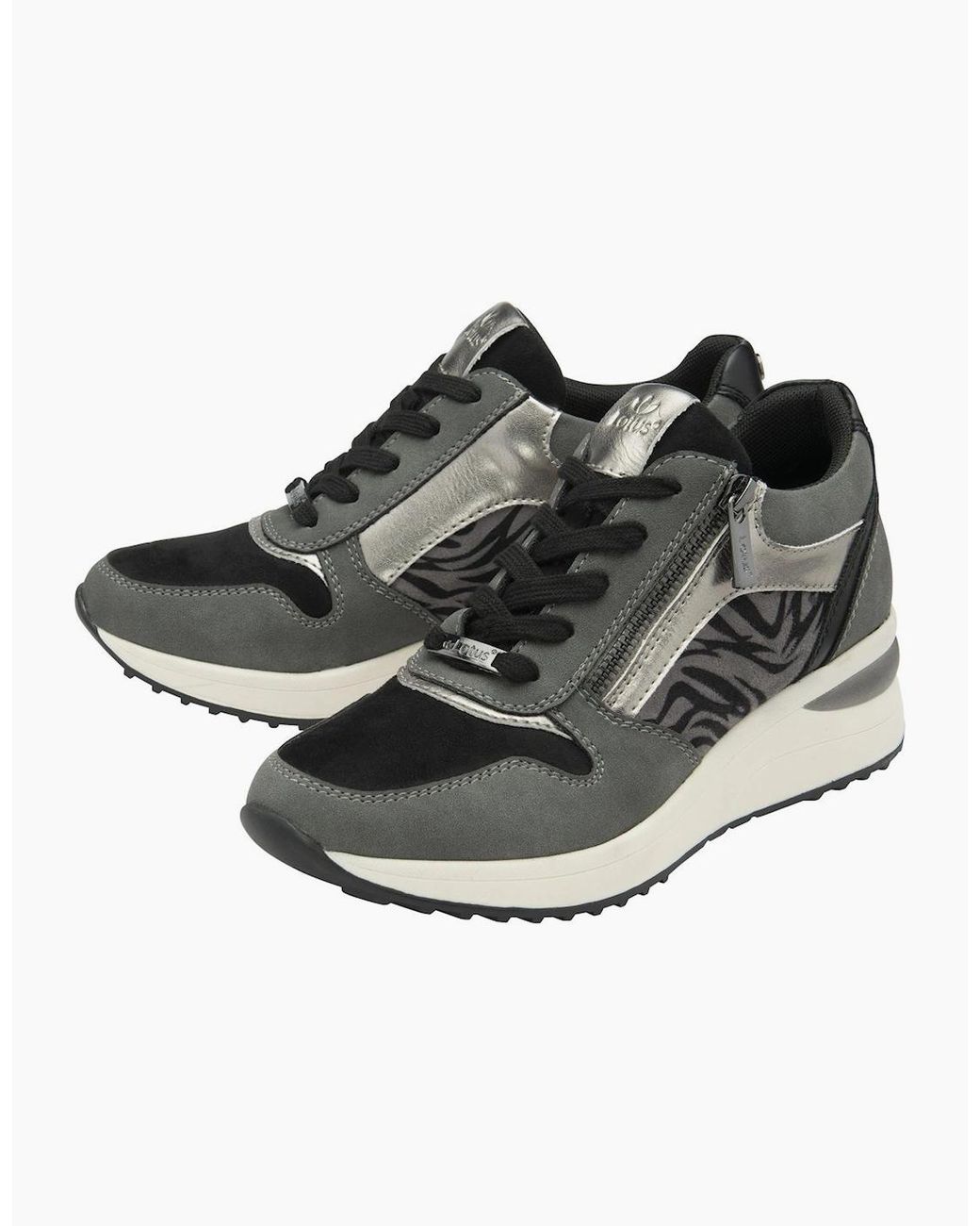 Lotus Gray Moore Trainers