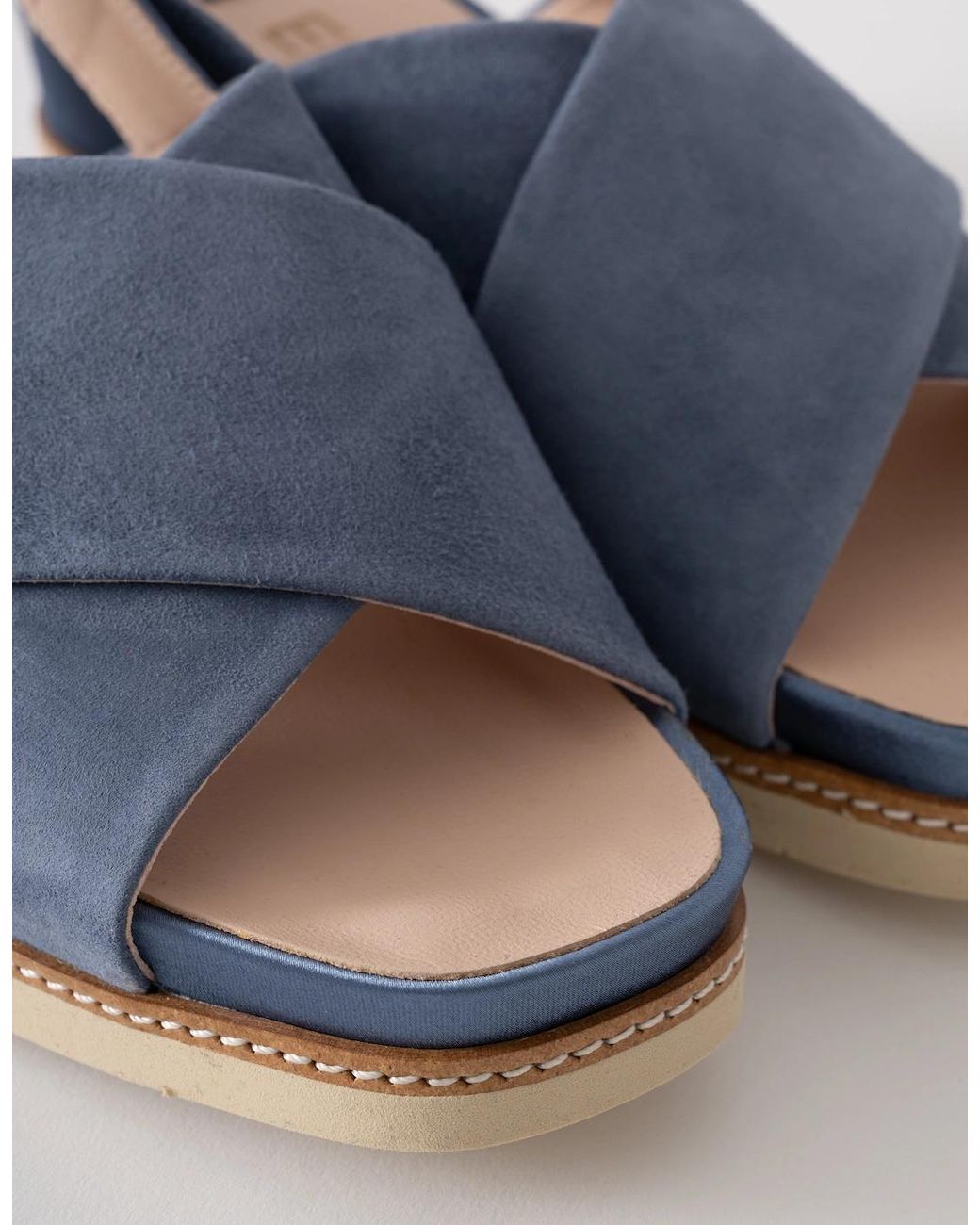Elia B Blue Adela Cruce Sandal
