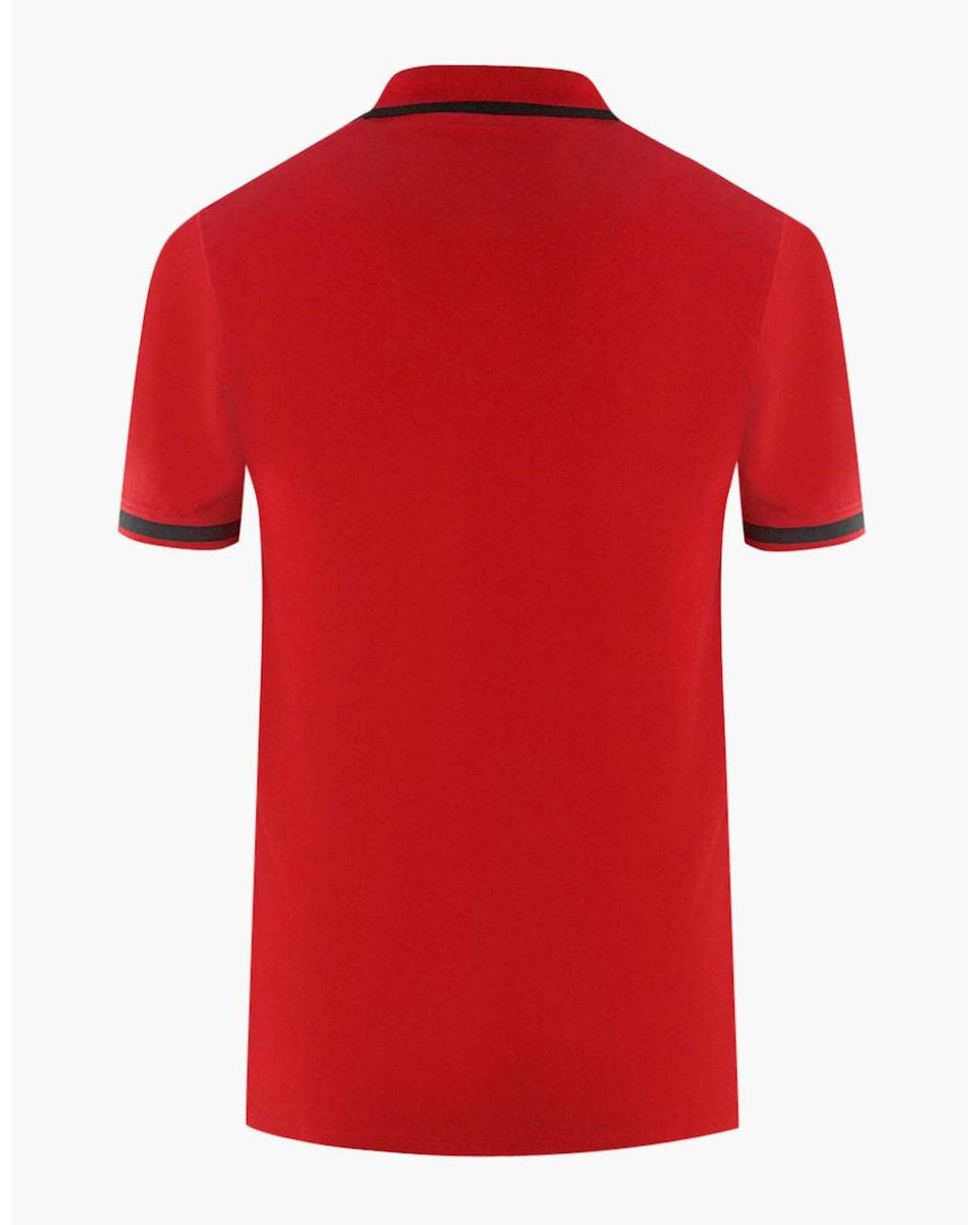 Aquascutum Red Tipped Aldis Polo Shirt for men