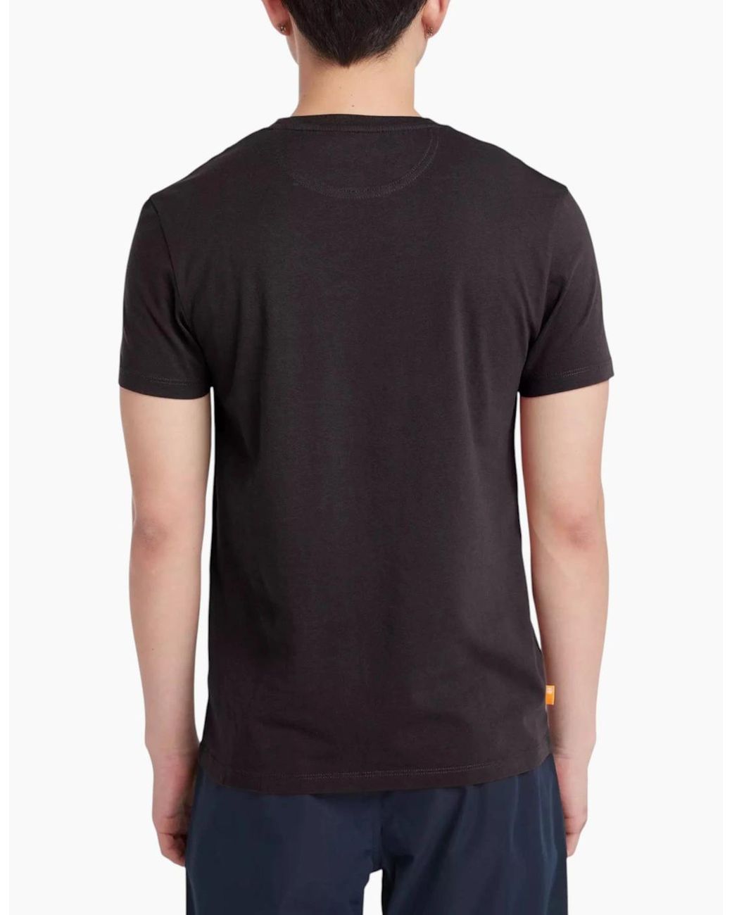 Timberland White T Shirts Classic Logo Summer Crew Neck Dunstan River Tops New for men