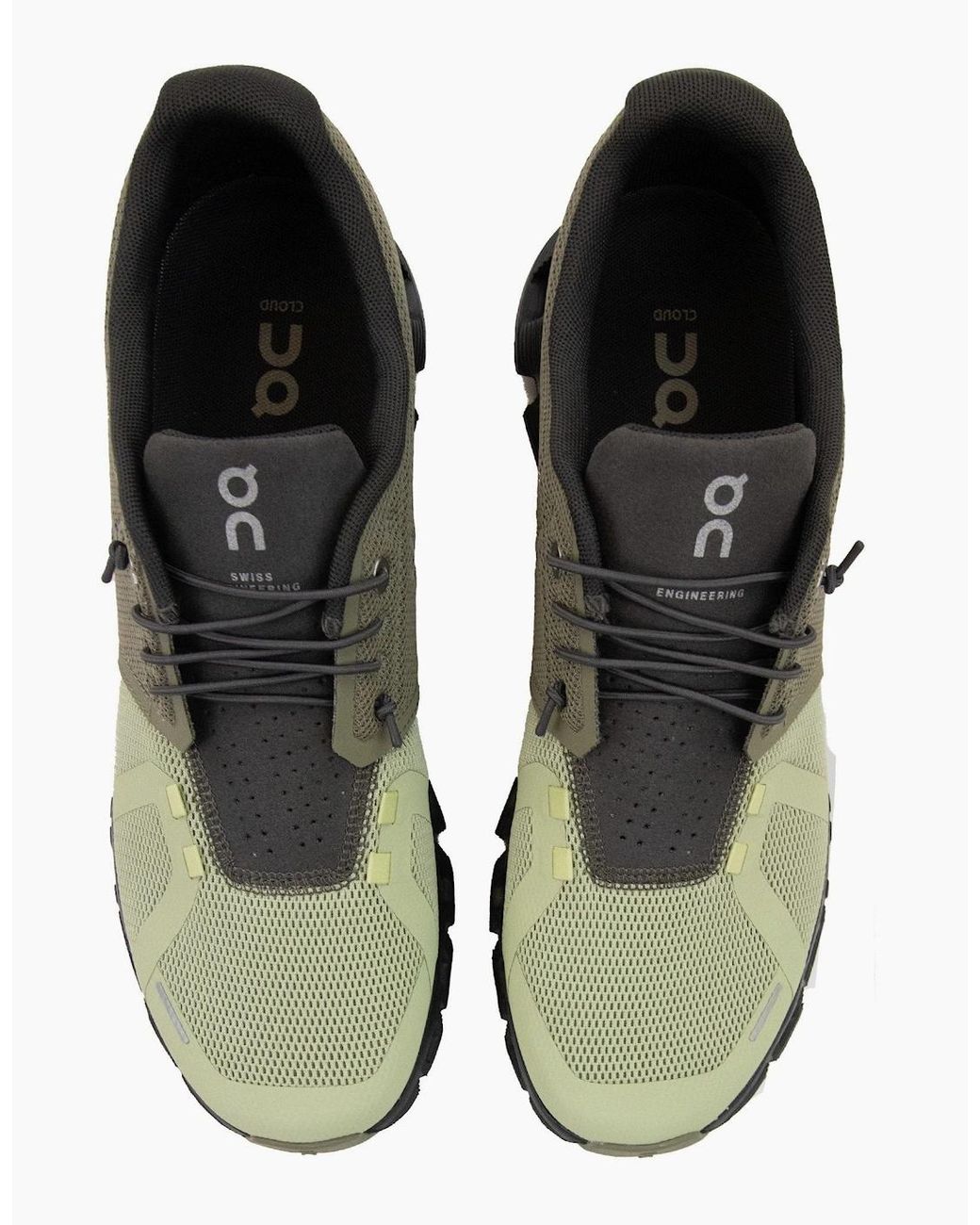 On Shoes Natural Running Cloud 5 Running Trainer Grove/Haze for men