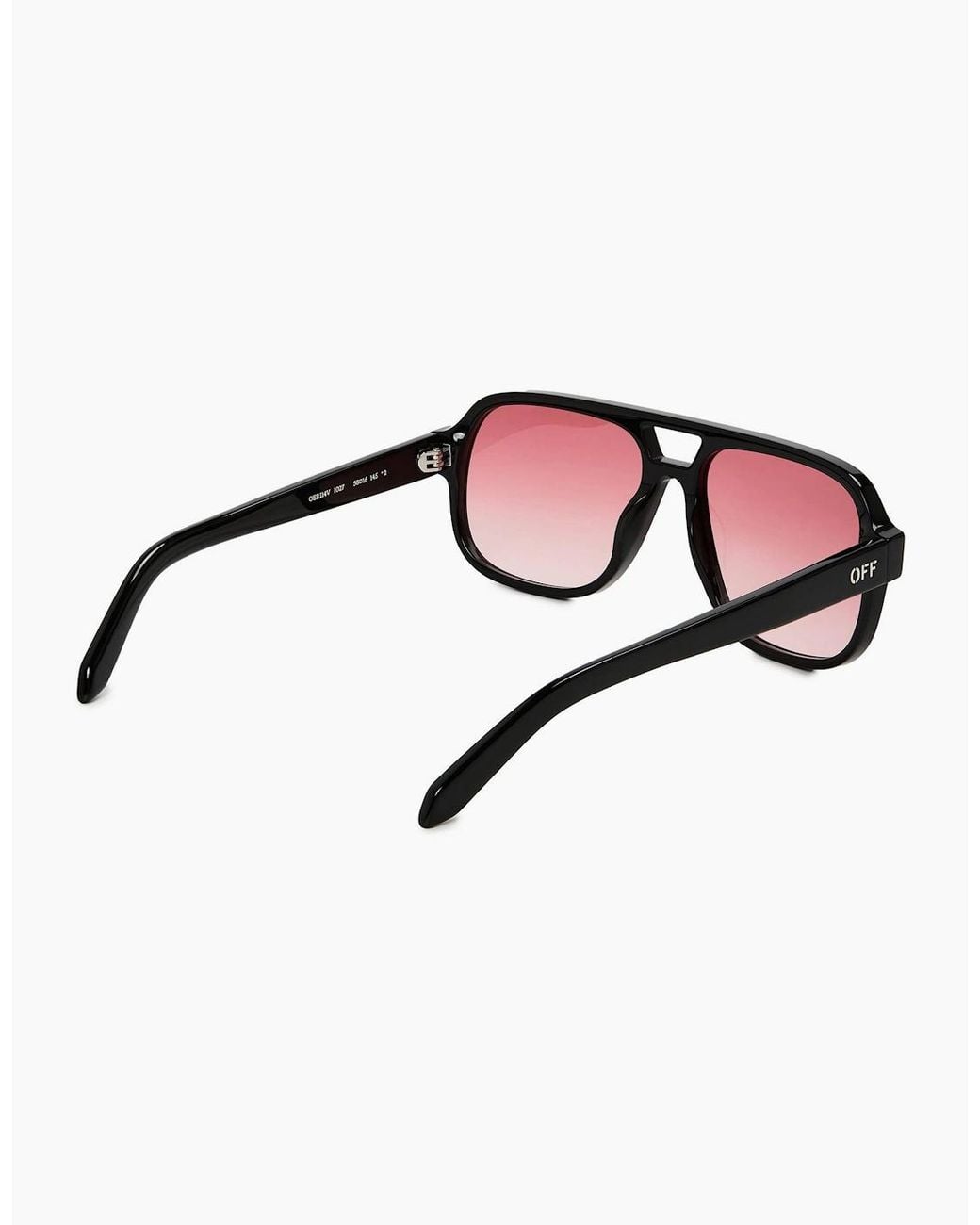 Off-White c/o Virgil Abloh Brown Off Forks Sunglasses for men