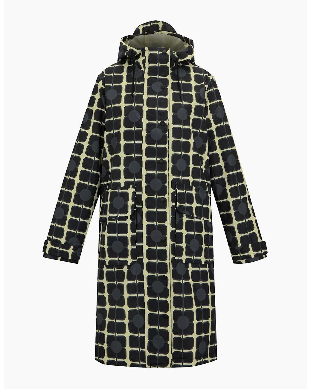 Regatta Multicolor Ladies Orla Kiely Poppy Long Length Waterproof Jacket