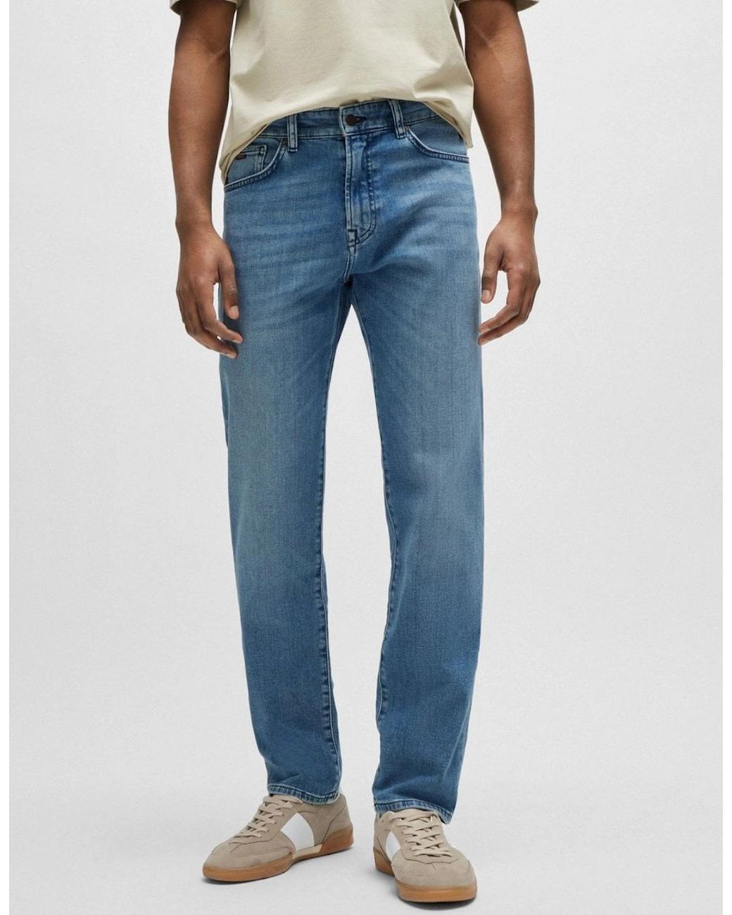 Boss Blue Boss Re Maine Regular Fit Jeans for men