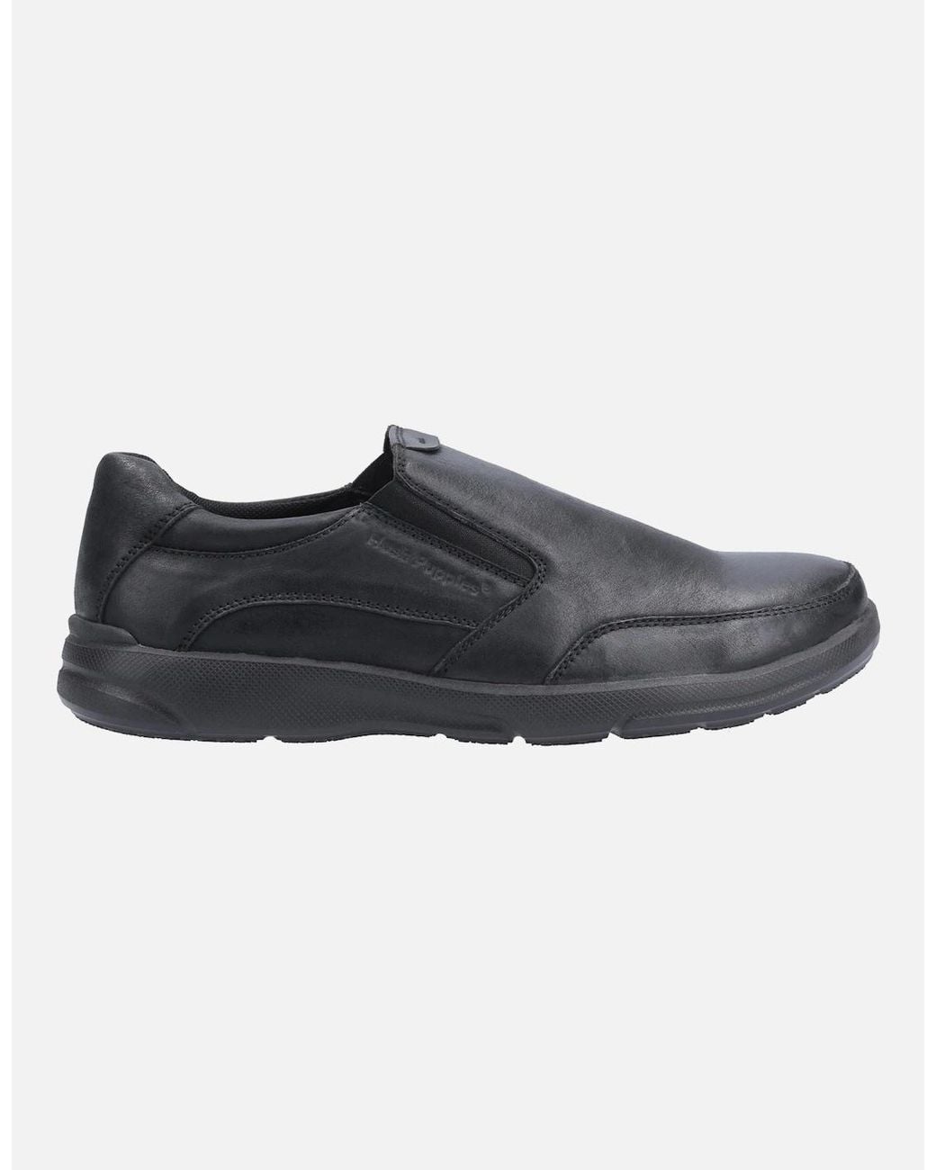 Hush Puppies Black Aaron Shoe for men