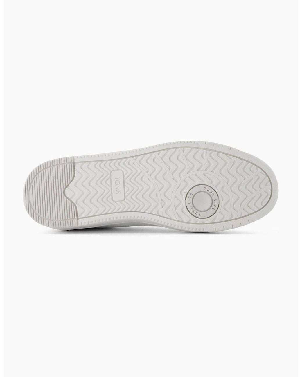 TOMS Gray Trvl Lite Miles Leather Trainers for men