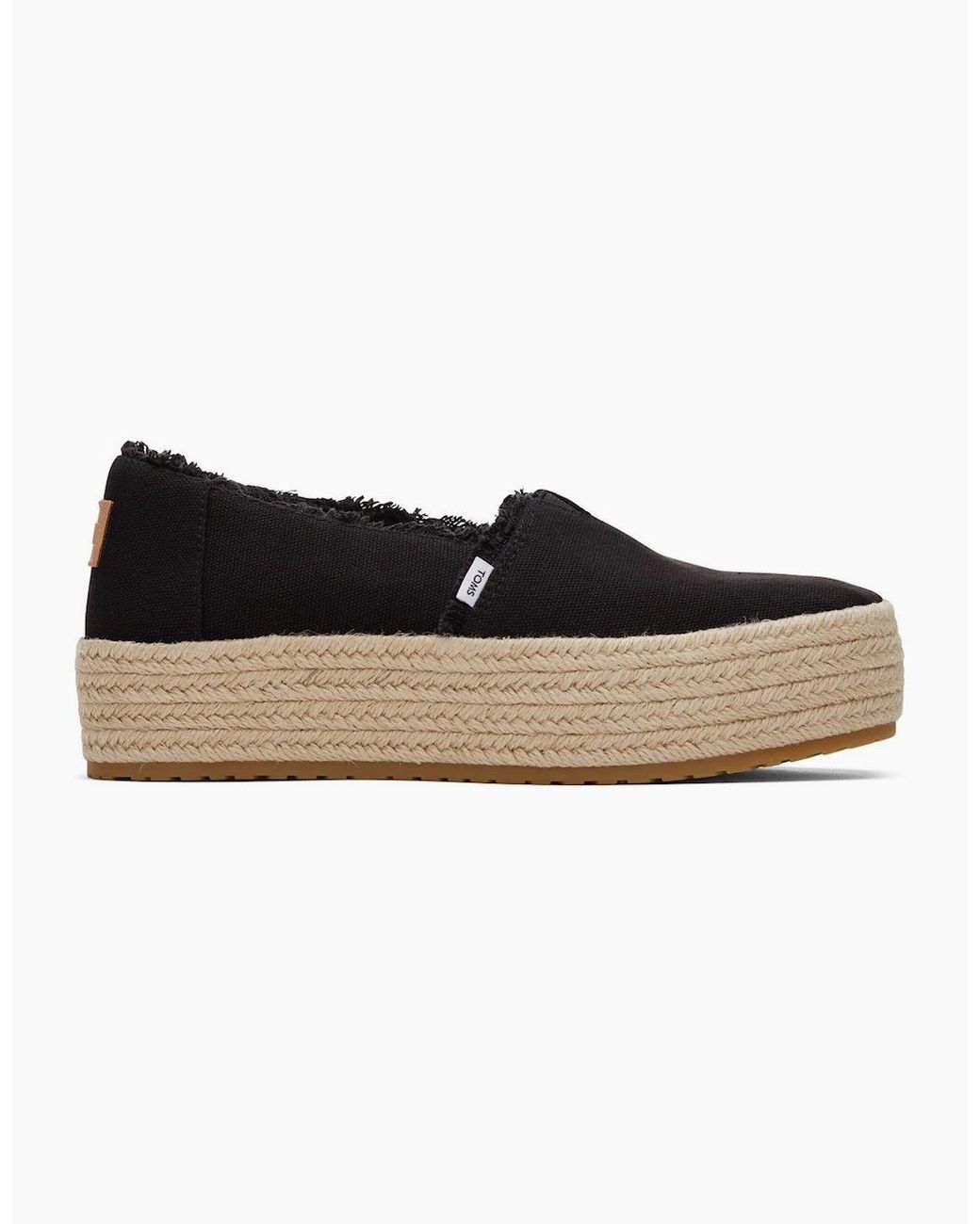 TOMS Black Valencia Espadrilles
