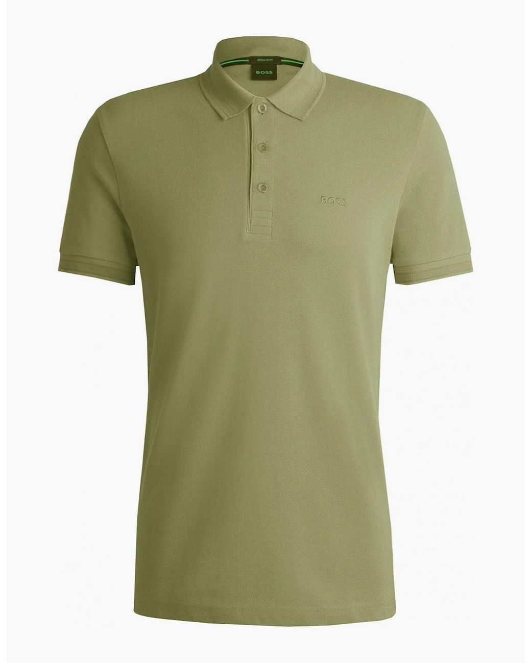 Boss Green Khaki Paddy Polo Shirt for men