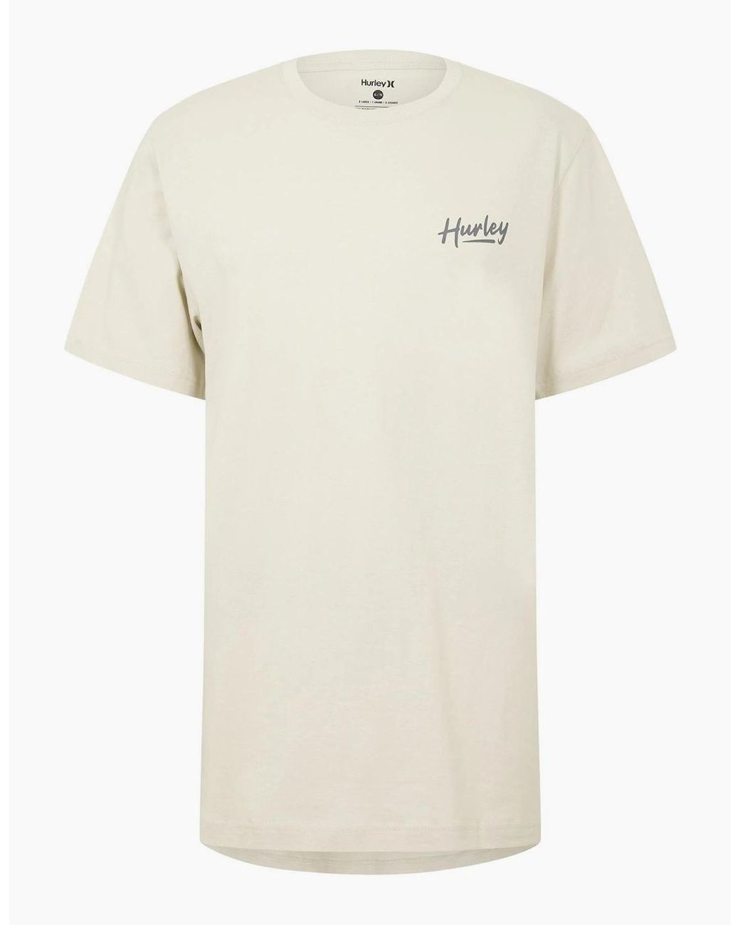 Hurley White Beer Run Ss T for men