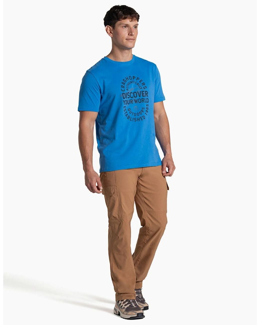 Craghoppers Blue Lucent Ii T-Shirt Azure Sky for men