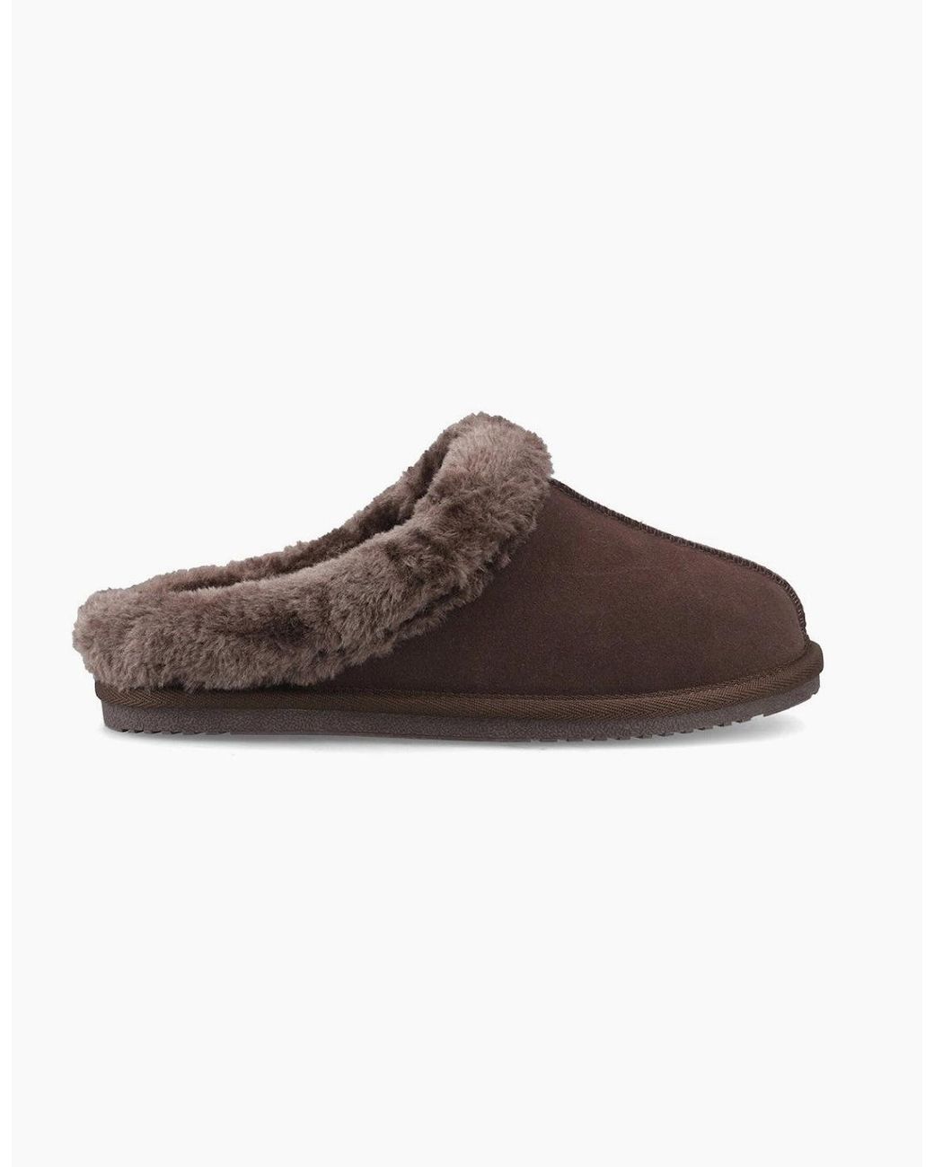 Hush Puppies Brown Amara Mules Chocolate