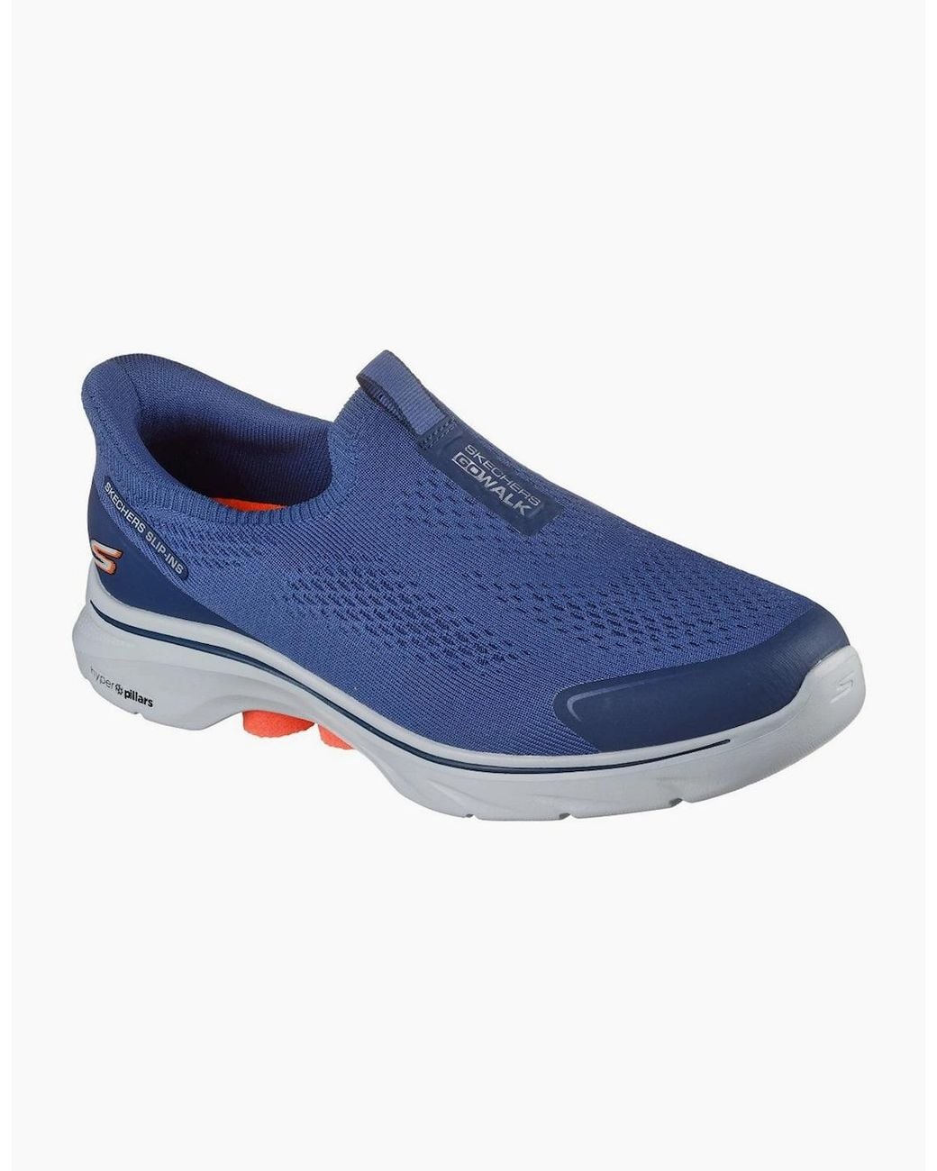 Skechers Go Walk Blue Go Walk 7 Easy On Evolution Trainers for men