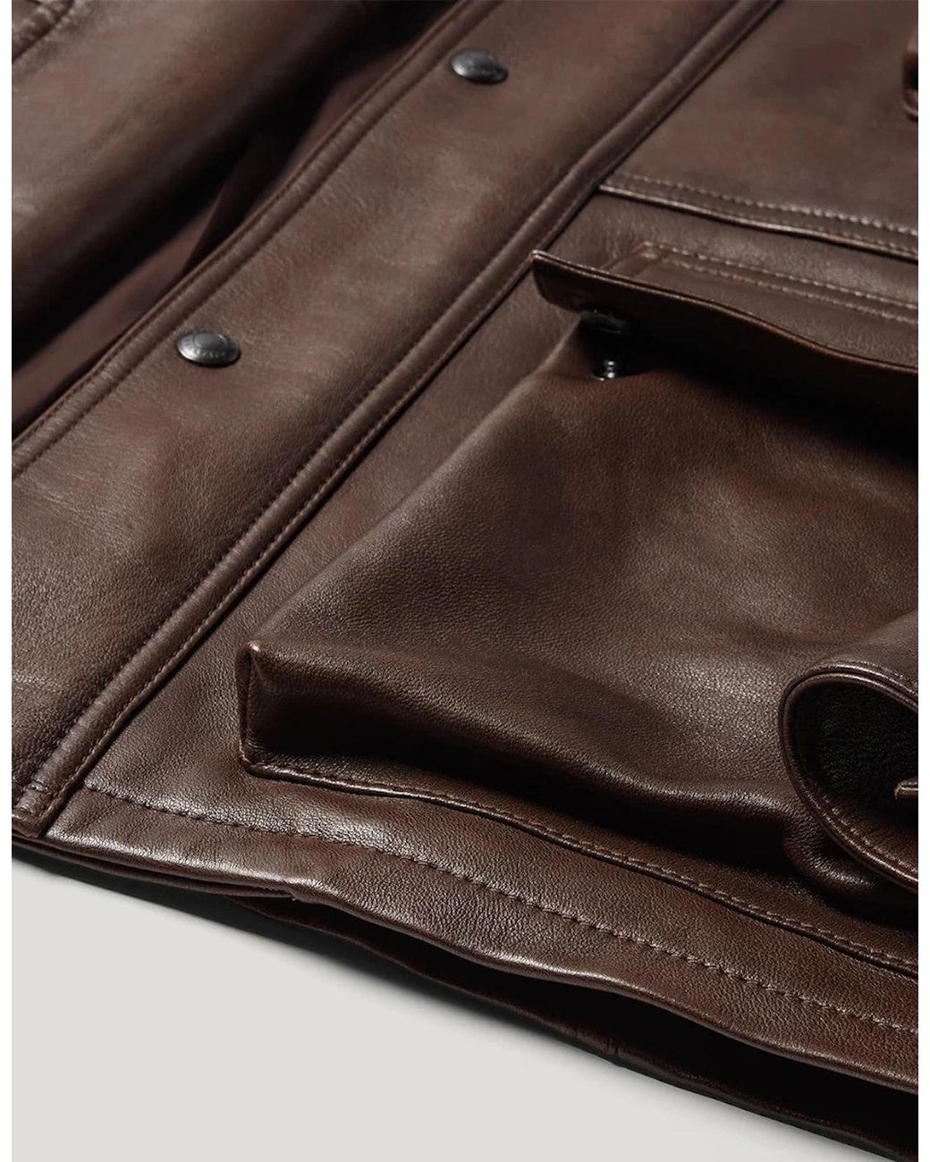 Belstaff Brown Competitor Jacket Dark Maple for men