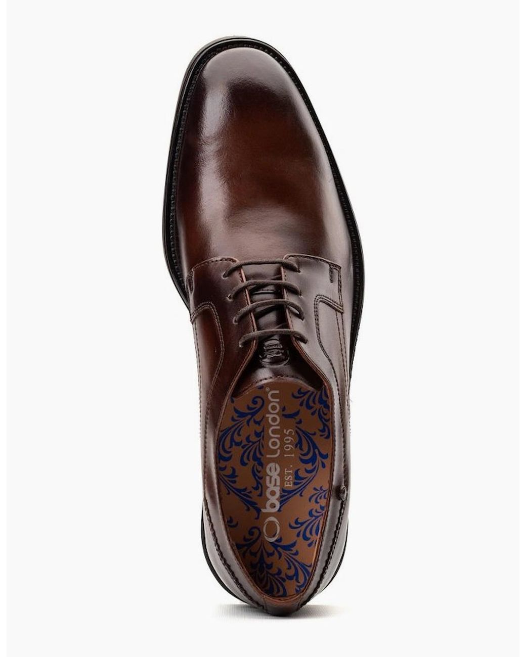 Base London Brown Sleeve Lace Up Shoes for men
