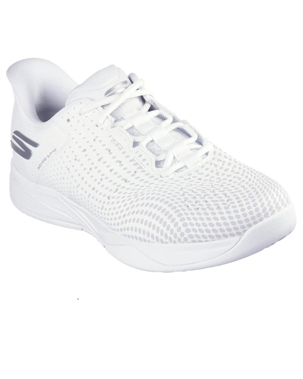Skechers White Slip-Ins Relaxed Fit Viper Court Reload