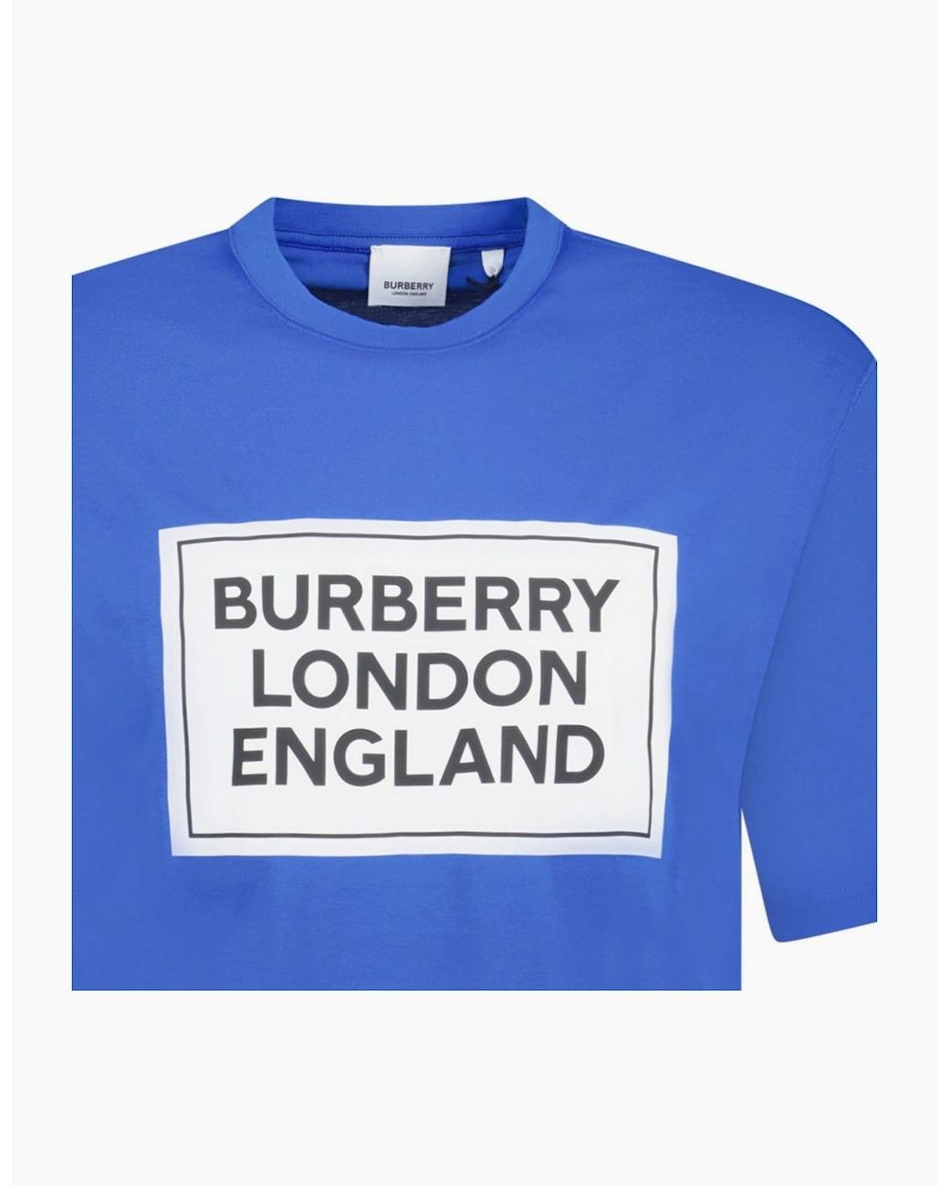 Burberry Blue London England Logo T-Shirt for men