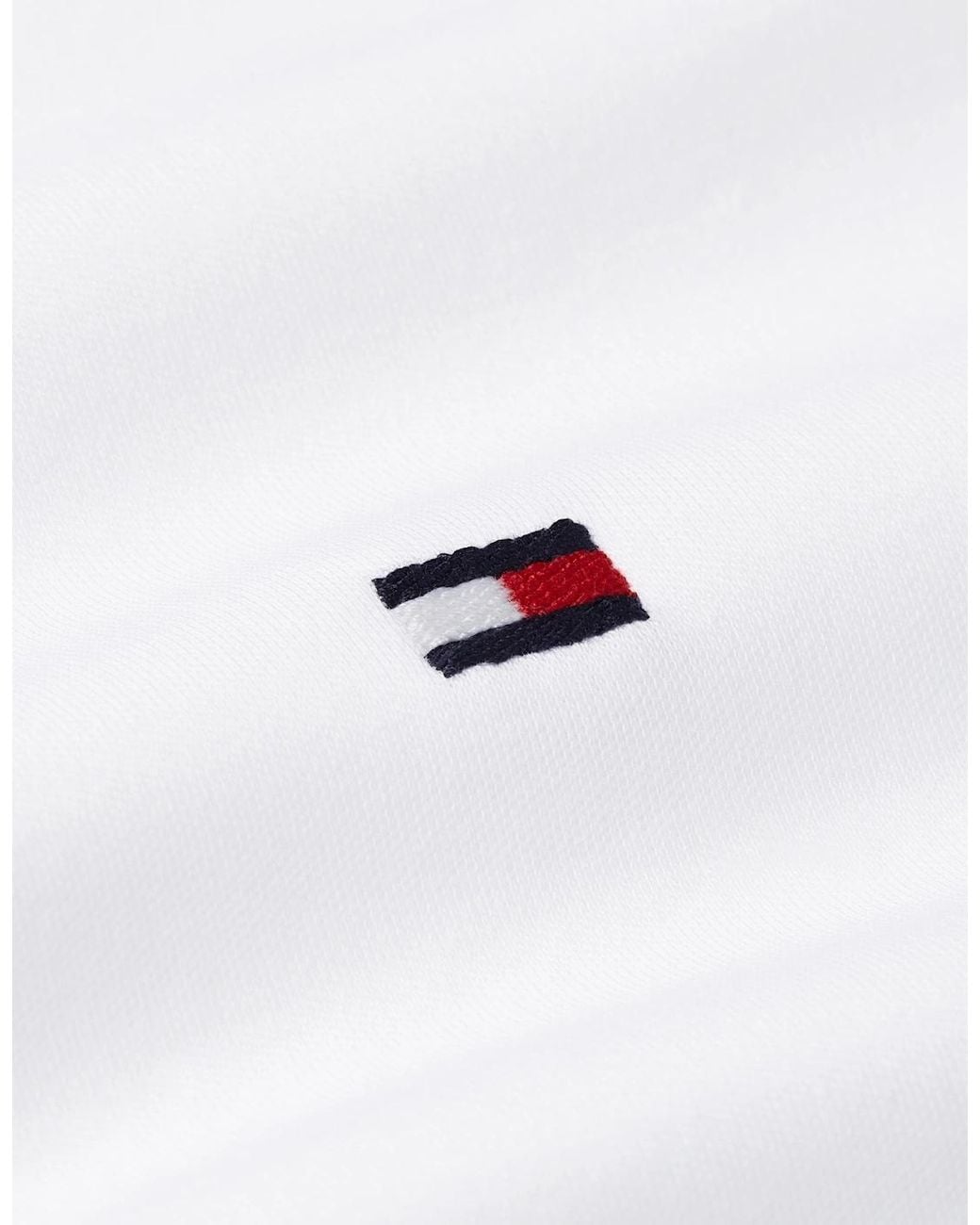 Tommy Hilfiger White Liquid Cotton Essential Polo for men