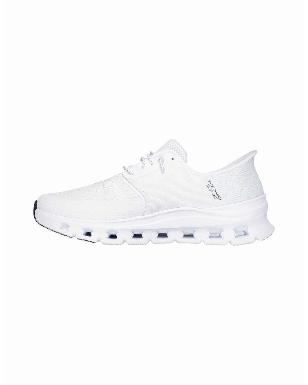 Skechers White Glide-Step Pro Textile Standard Trainers for men