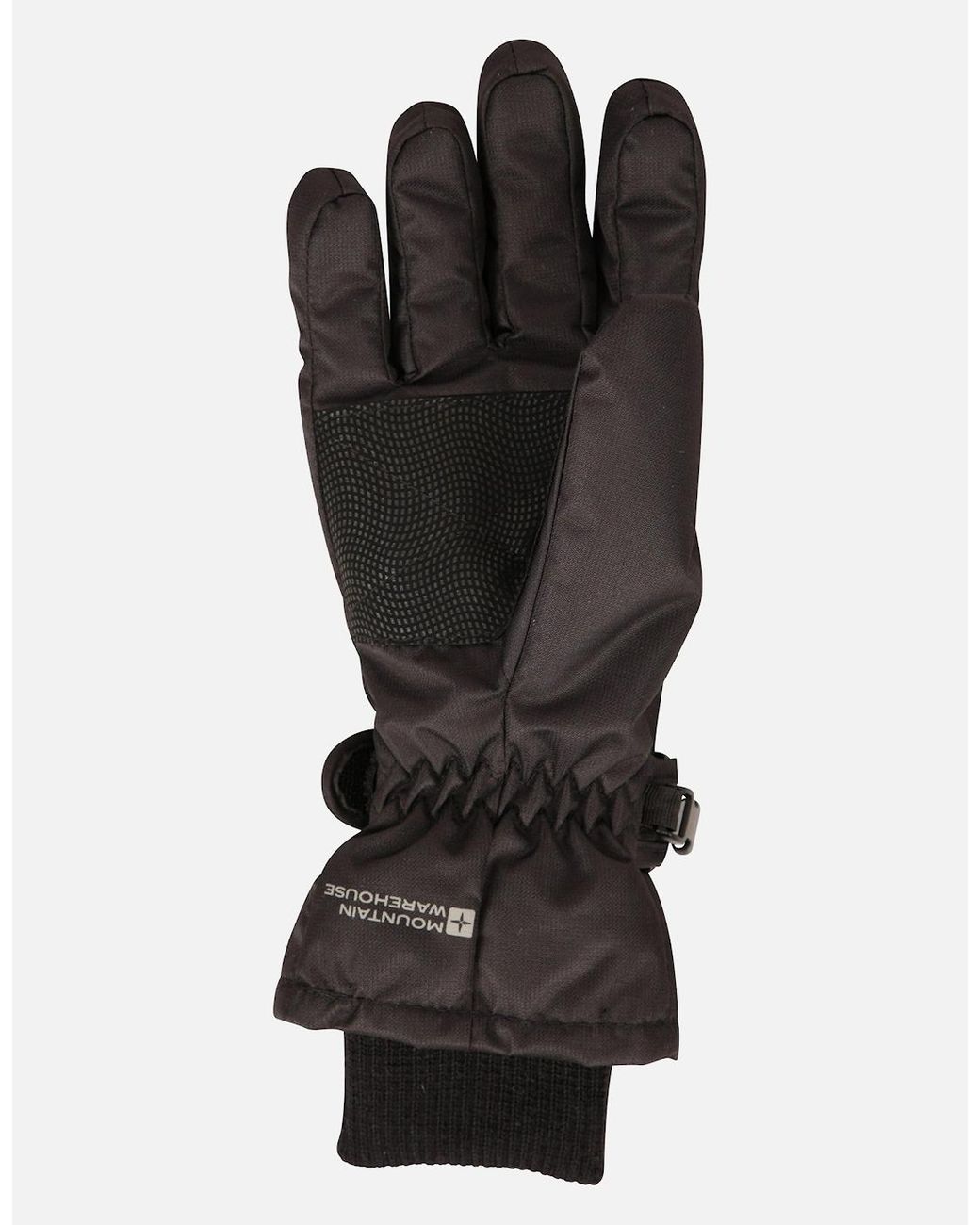Mountain Warehouse Black Ladies Isotherm Waterproof Ski Gloves
