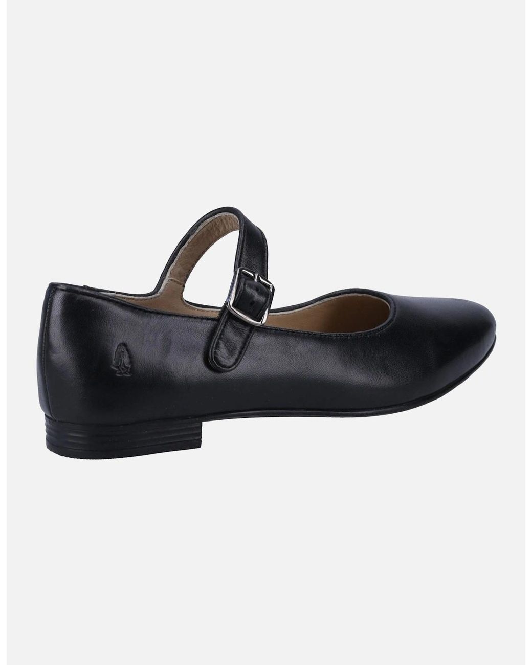 Hush Puppies Black Melissa Strap Leather