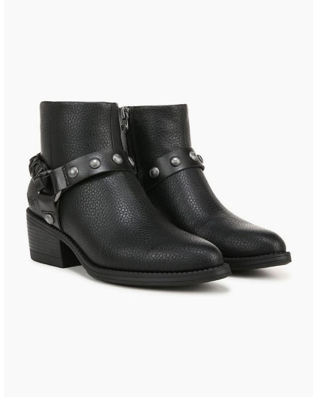 Blowfish Black Roadtrip Wes Walking Boots With Side Zipper
