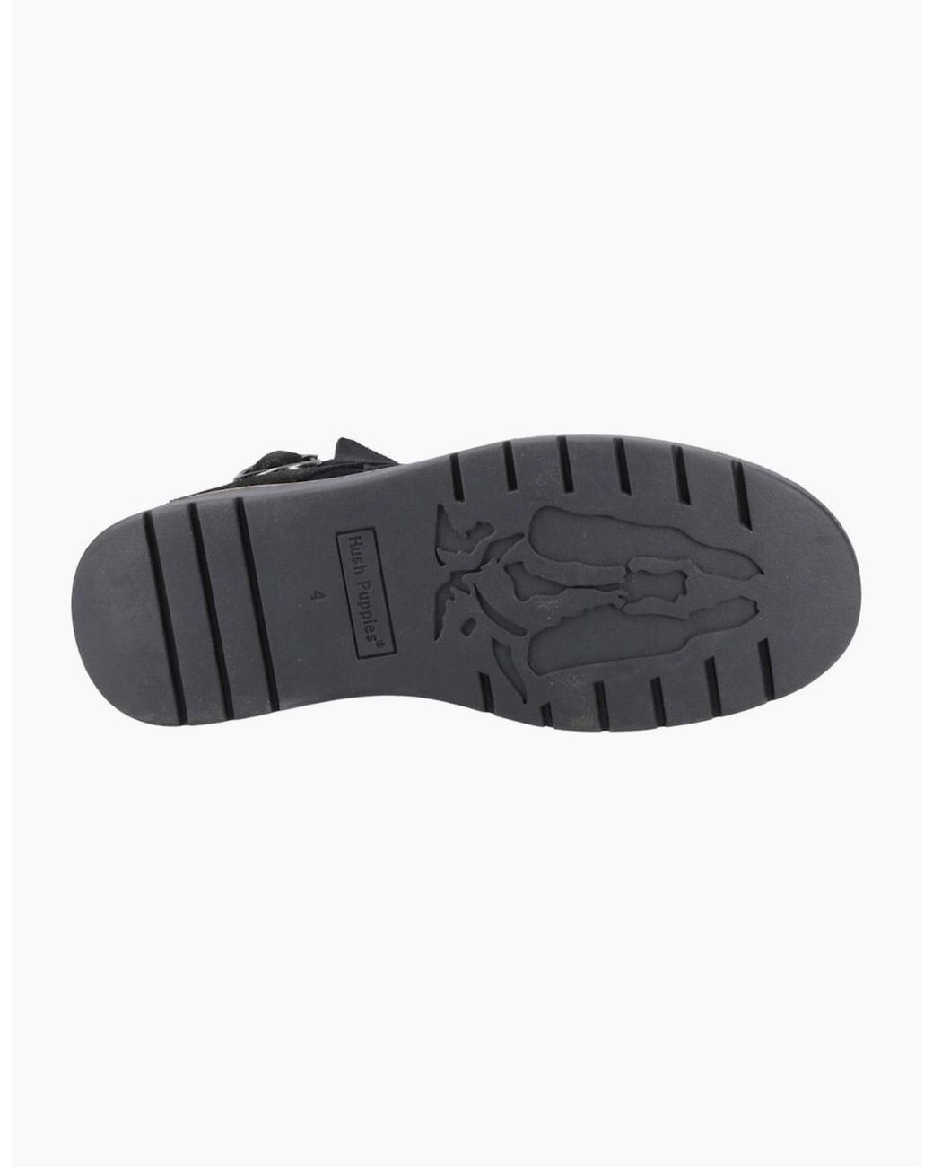 Hush Puppies Black Lyra Buckle Boots