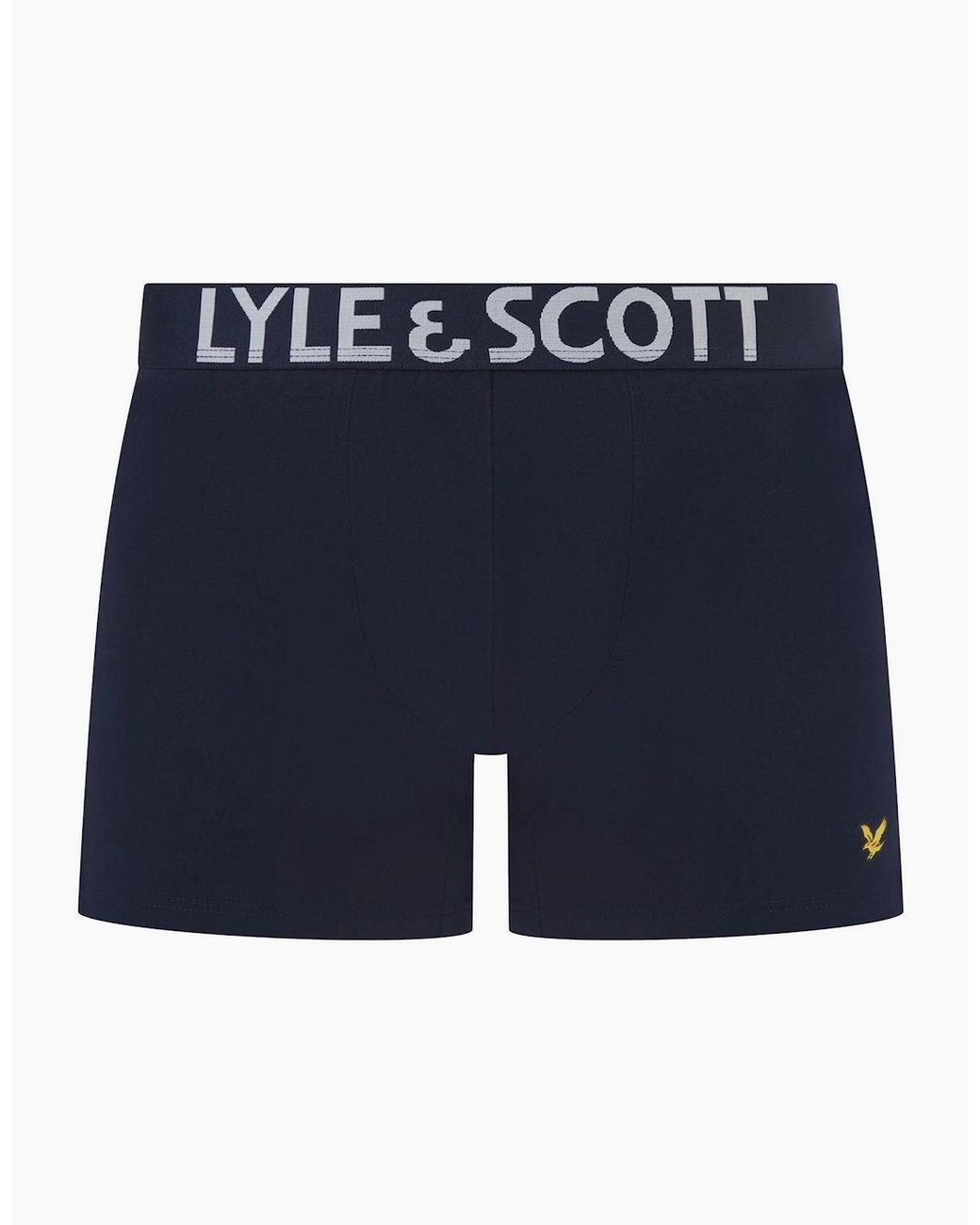 Lyle & Scott Green Daniel Golden Eagle Branding Boxer Brief for men
