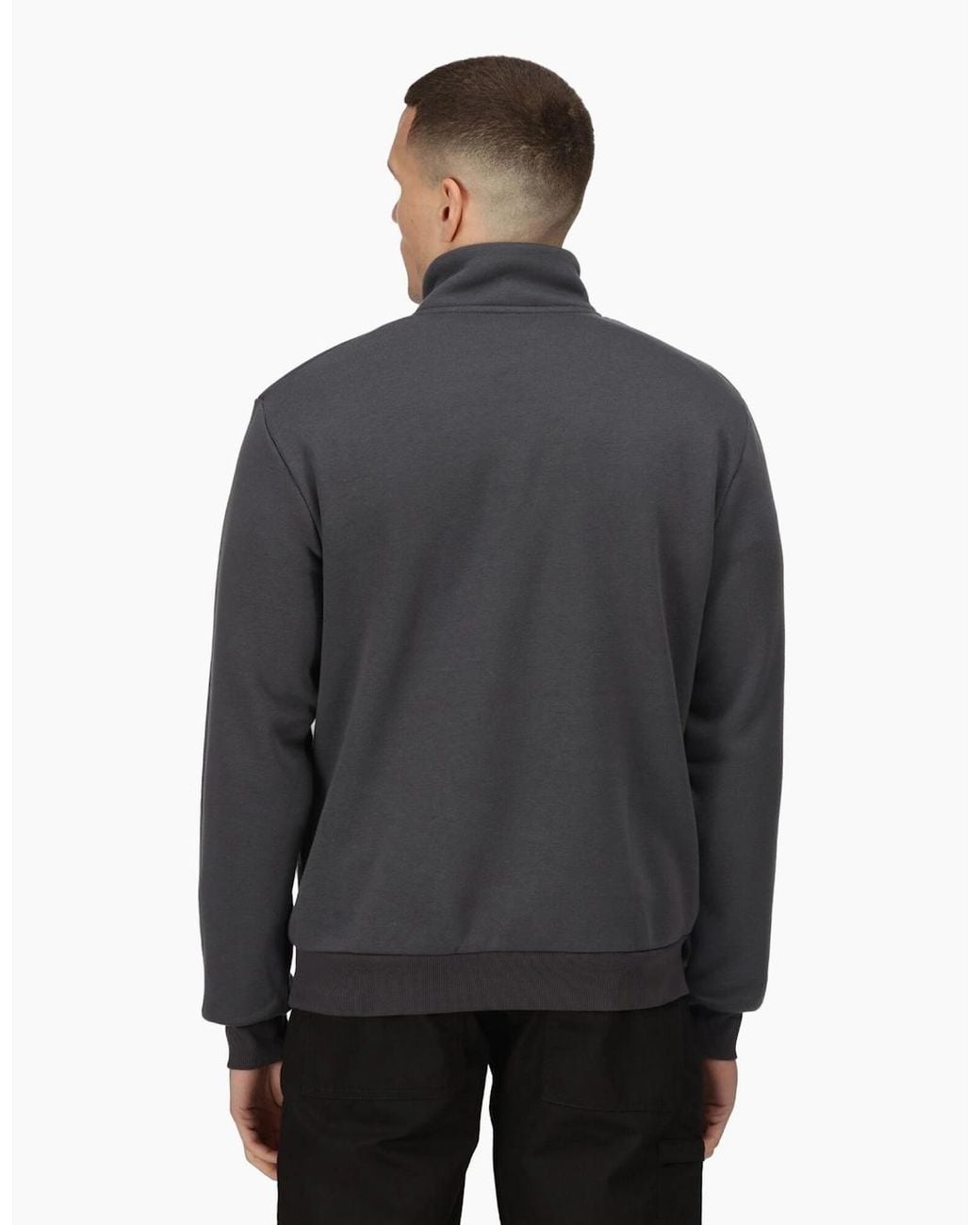 Regatta Gray Professional Quarter Zip Sweatshirt for men