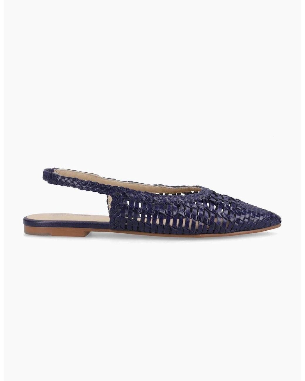 Hush Puppies Blue Dalia Slingback Ballerina Shoes