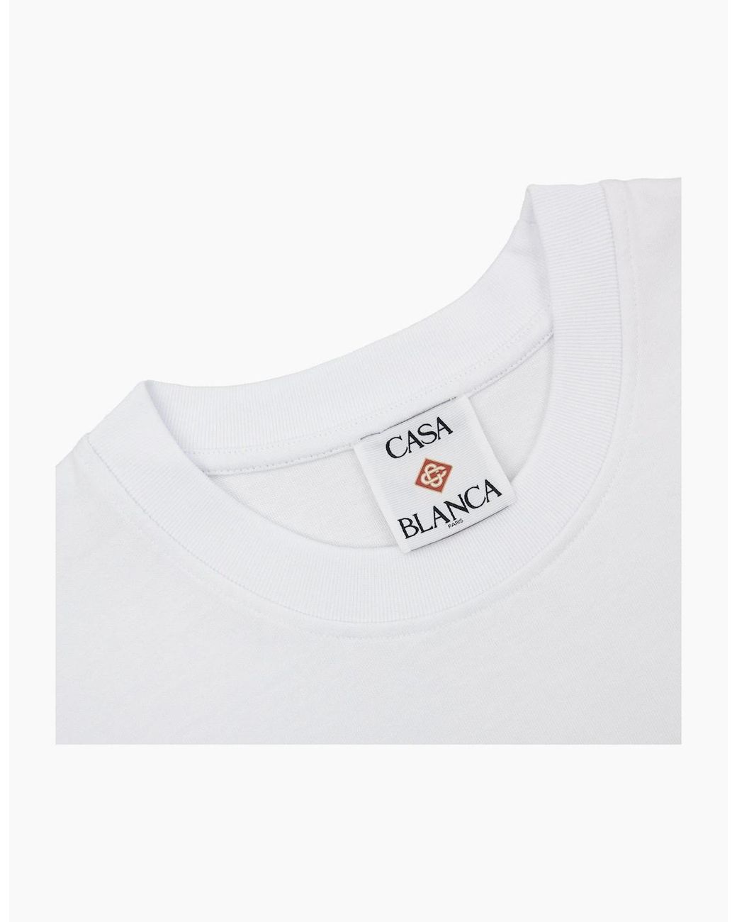 Casablanca White Plafond Orne De Musique T-Shirt Bright for men