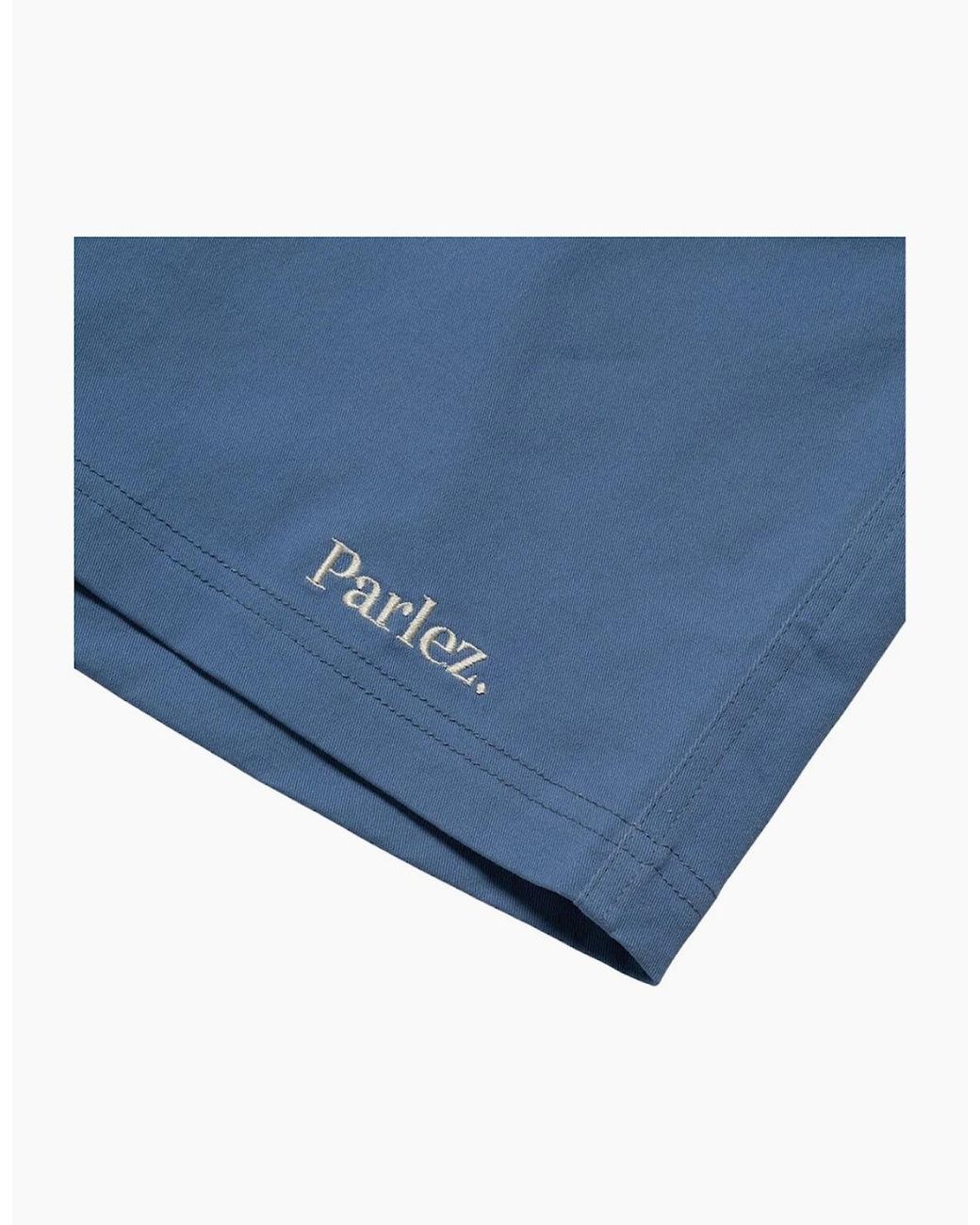 Parlez Blue Arc Lagoon Shorts for men
