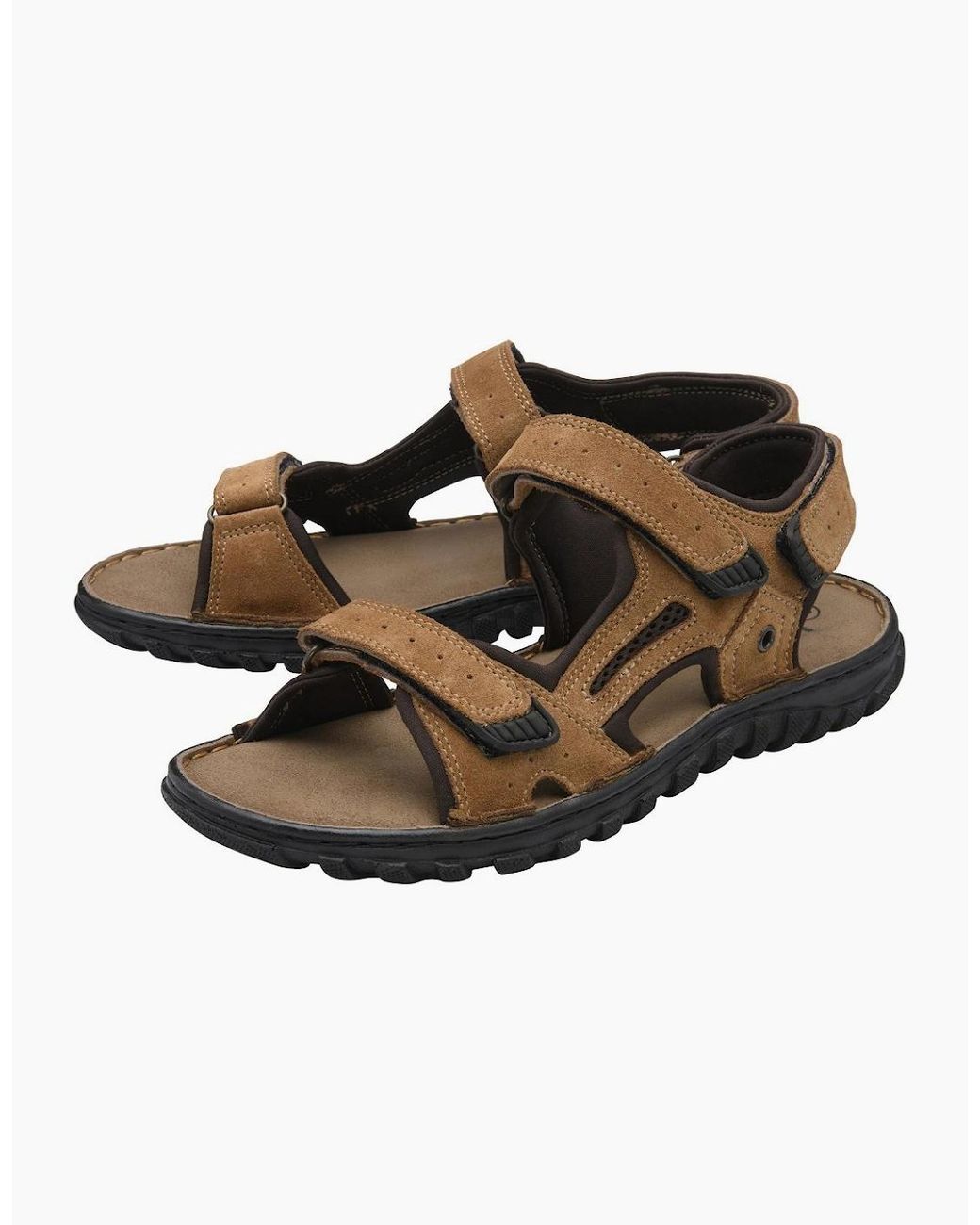Lotus Brown Serres Sandals for men