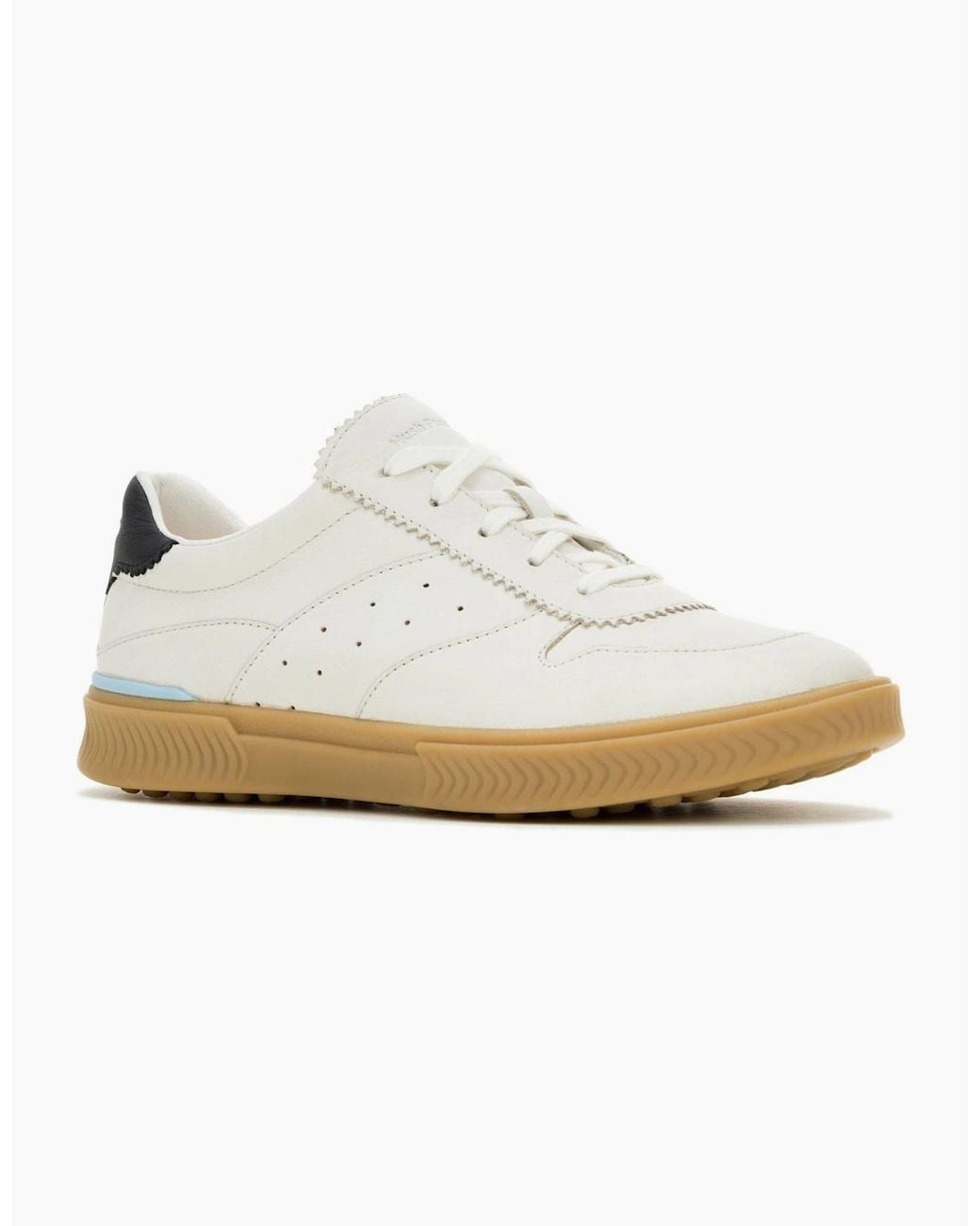 Hush Puppies White Mae Leather Trainers