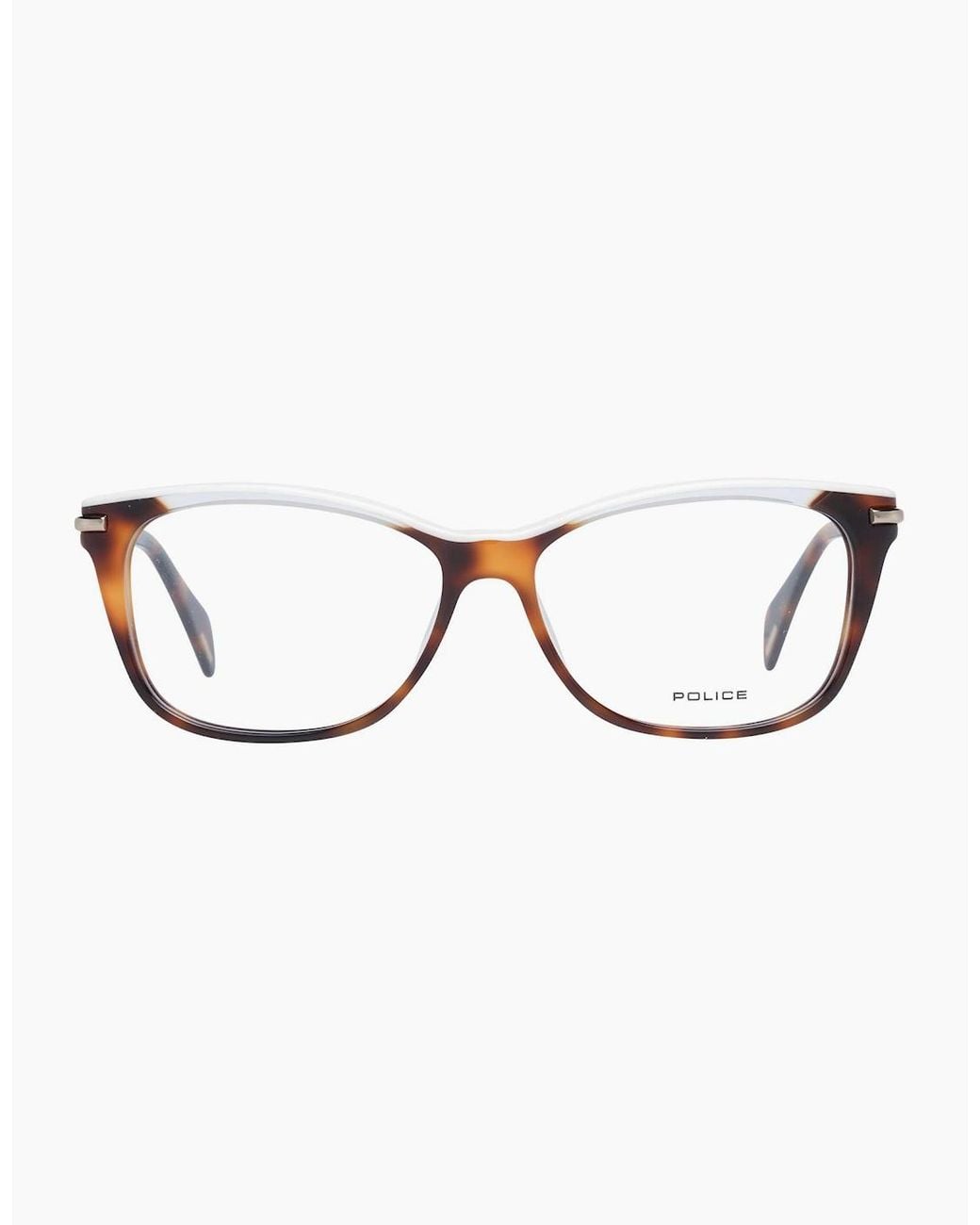 Police Brown Optical Frame Vpl506V 09Aj 53