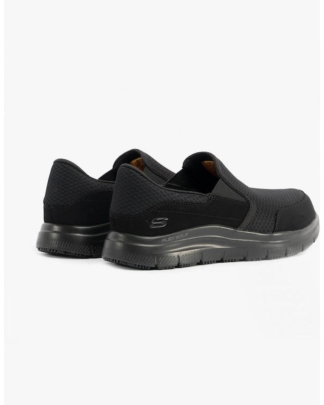 Skechers Black Work 77048Wec Flex Advantage for men