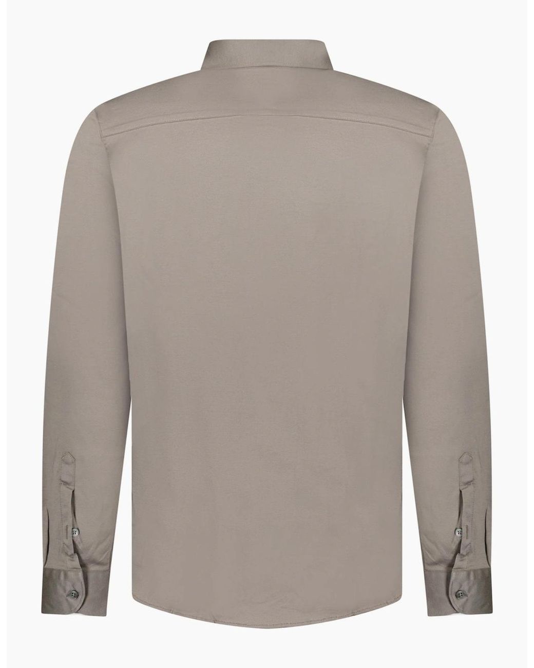 Gran Sasso Gray Mercerized Cotton Jersey Shirt for men