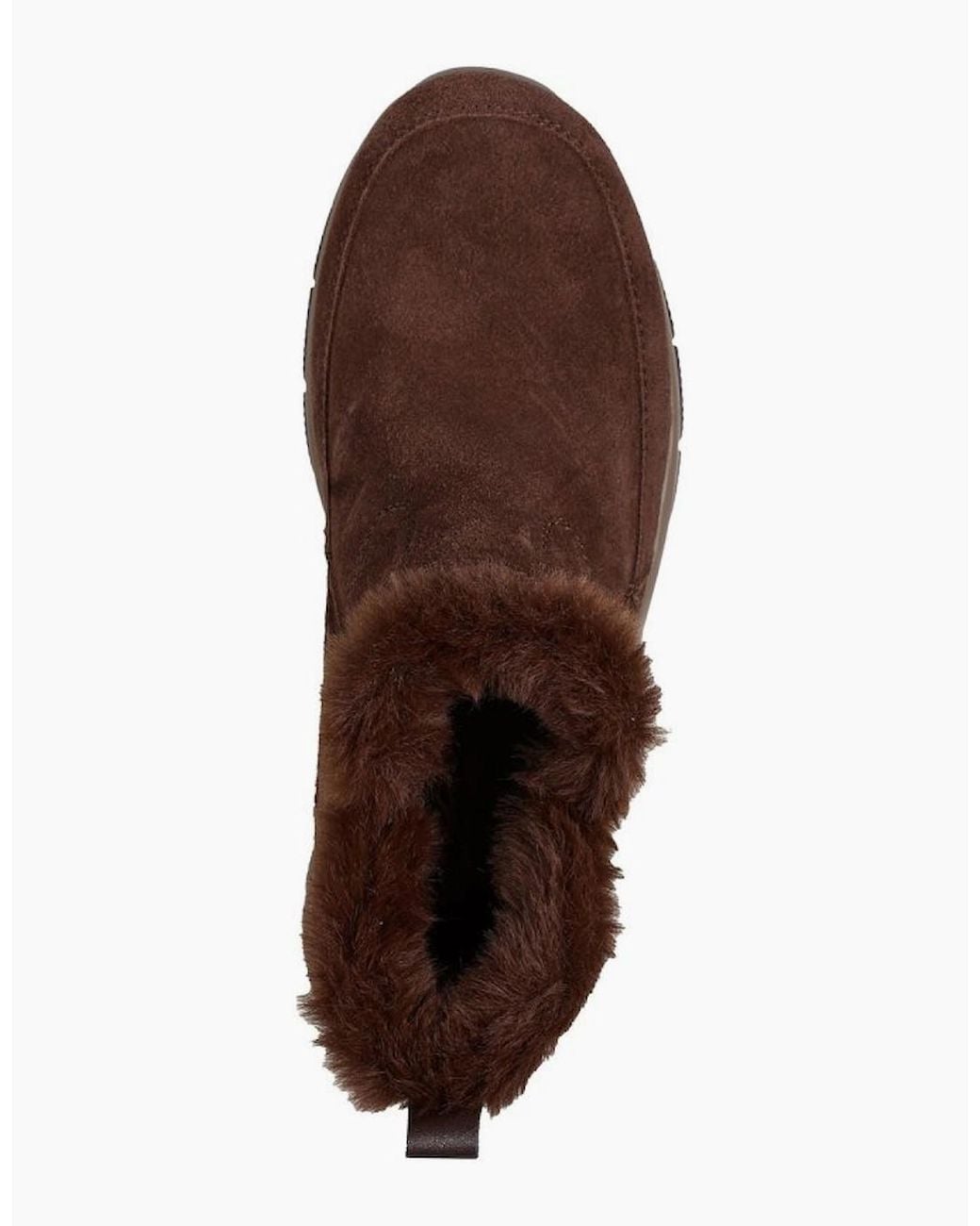 Skechers Brown Easy Going Cool Zip Ankle Boots