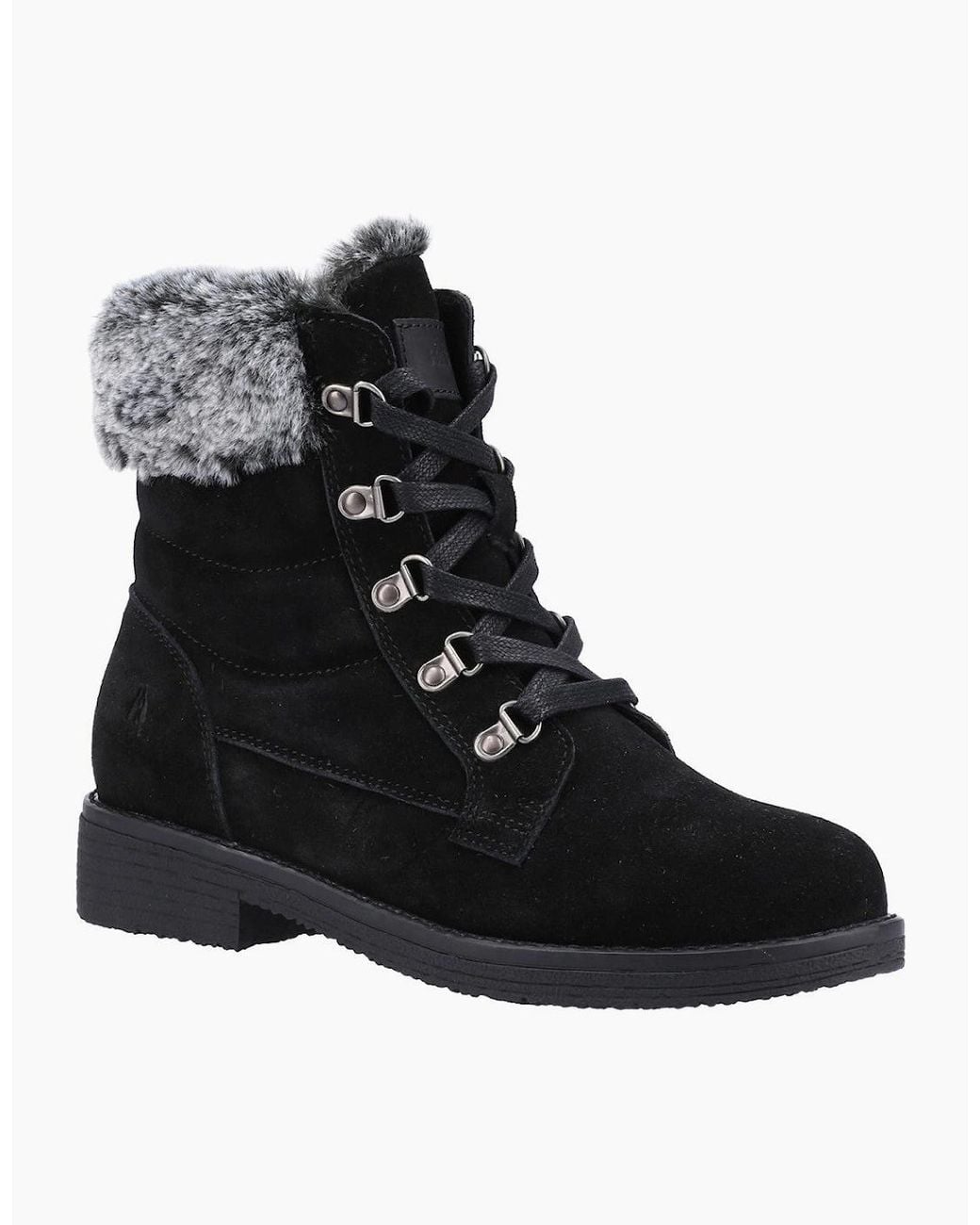 Hush Puppies Brown Florence Wide Fit Boot Ankle Boots