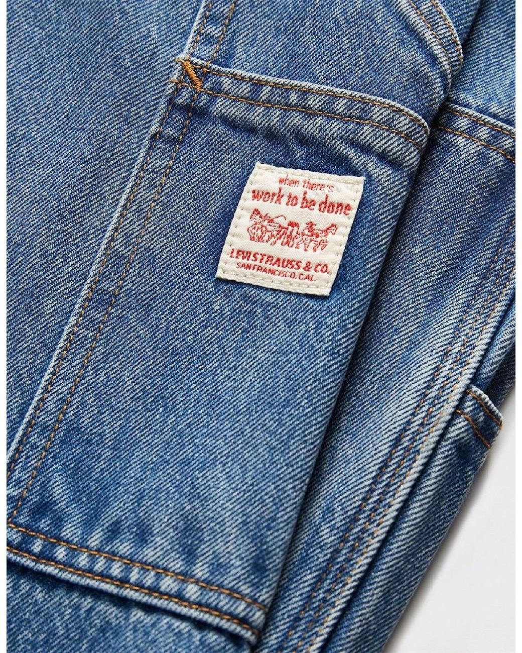 Levi's Red Levi's 568 Loose Dblk for men