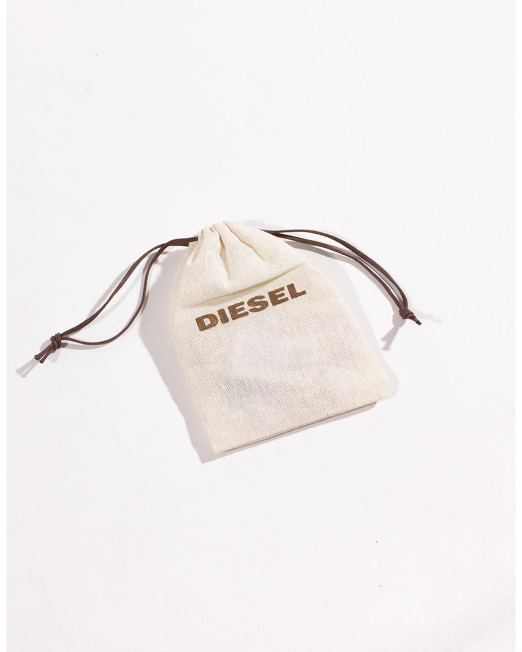 DIESEL White Assord Leather Keyring for men
