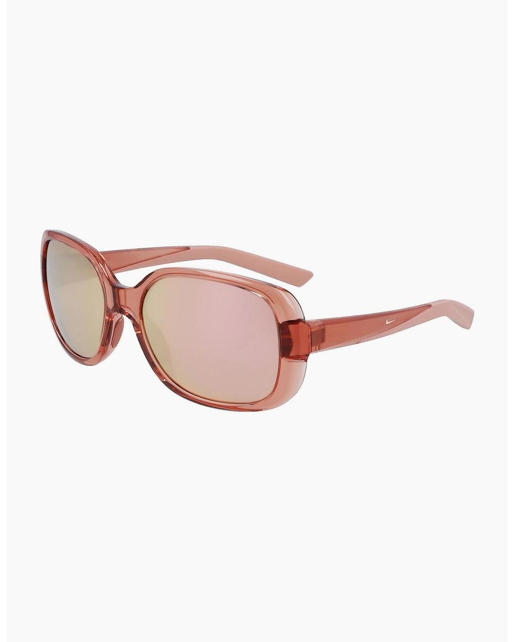 Nike Pink S M Oval Sunglasses for men