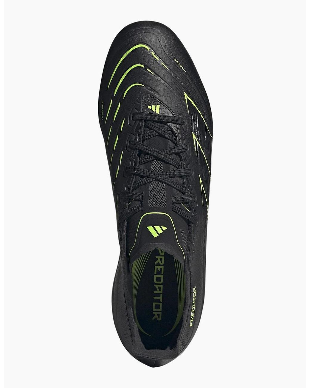 Adidas Predator Black Predator Firm Ground Low Top Sneakers for men