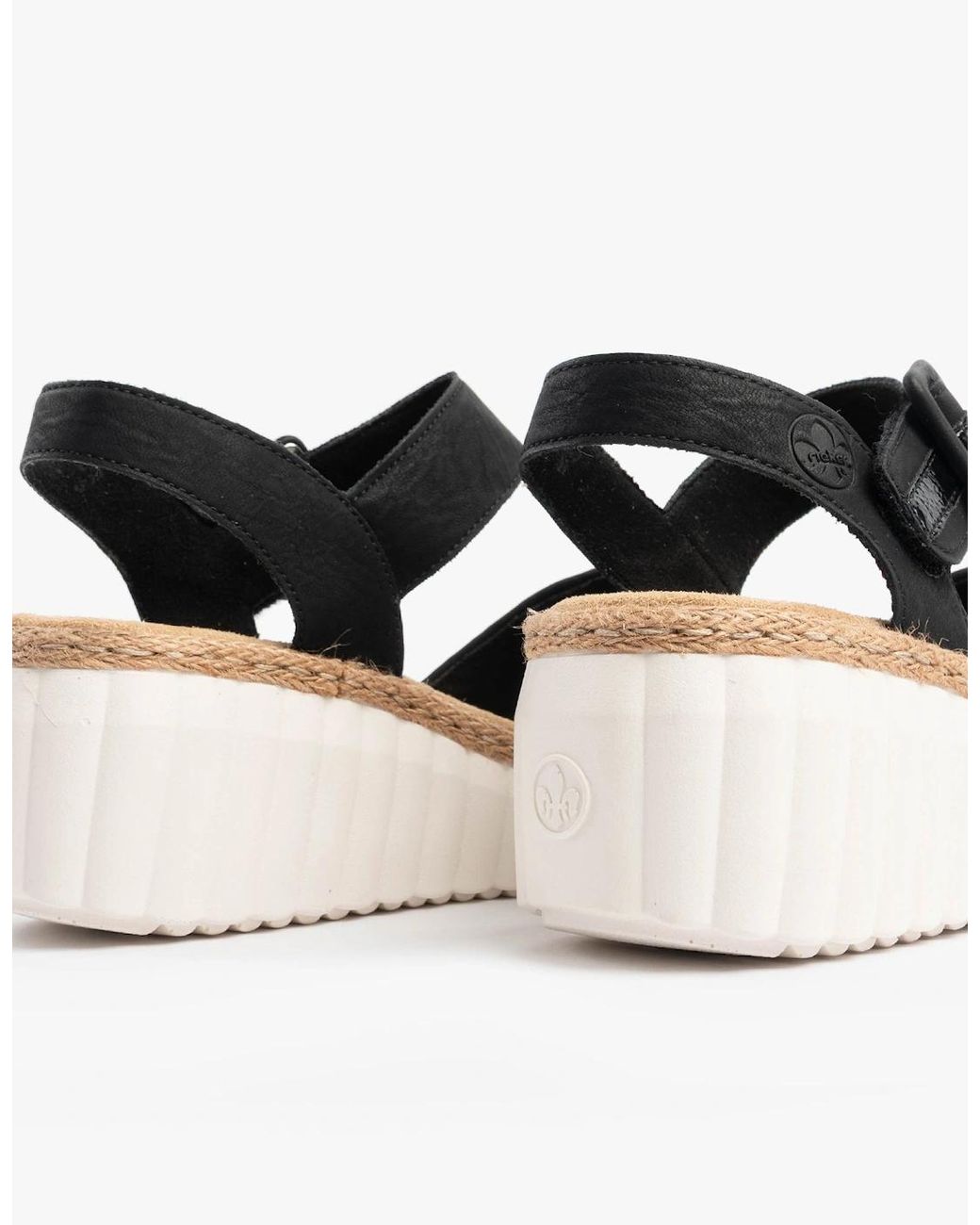 Rieker Black 69176-00 Sandals