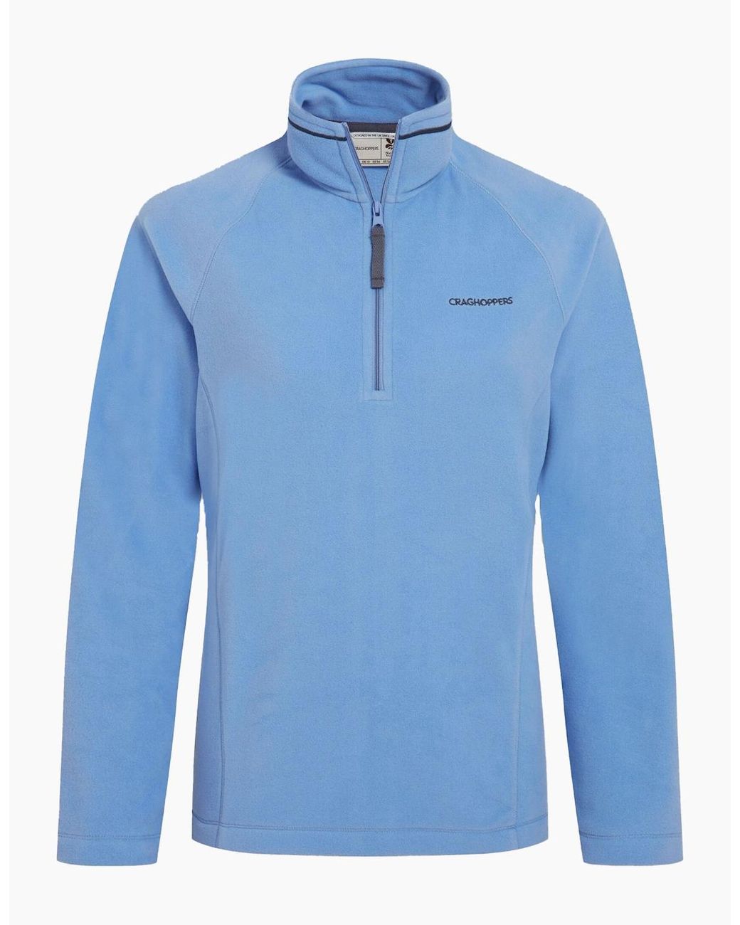 Craghoppers Blue Ladies Nation Trust Miska Half Zip Fleece Top