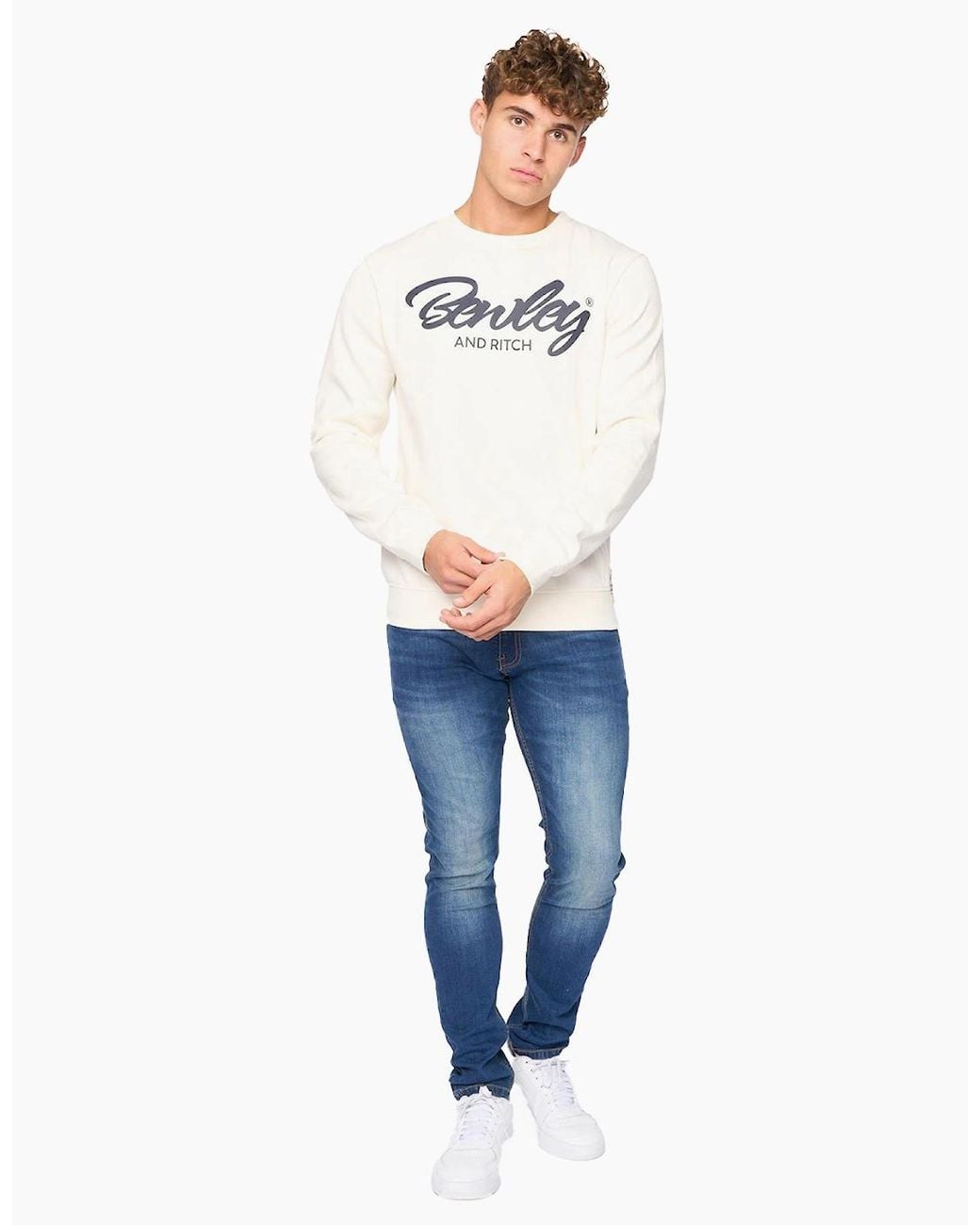 Bewley & Ritch White Bewley & Ritch Bewley And Rich Yardley Sweatshirt Off for men