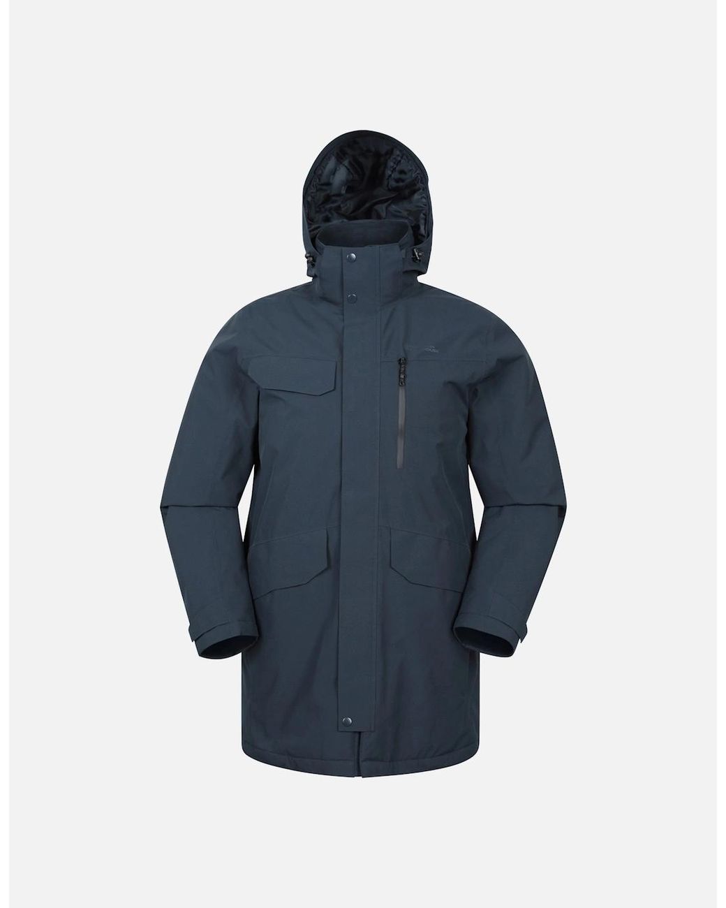 Mountain Warehouse Blue Reid Waterproof Padded Jacket for men