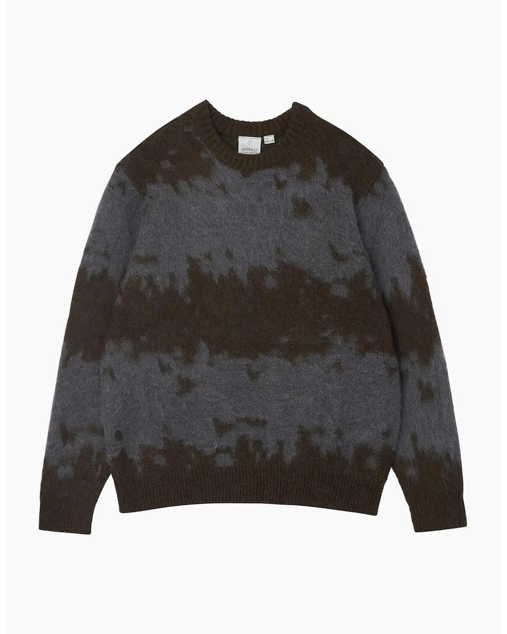 Gramicci Black Mohair Splatter Sweater for men