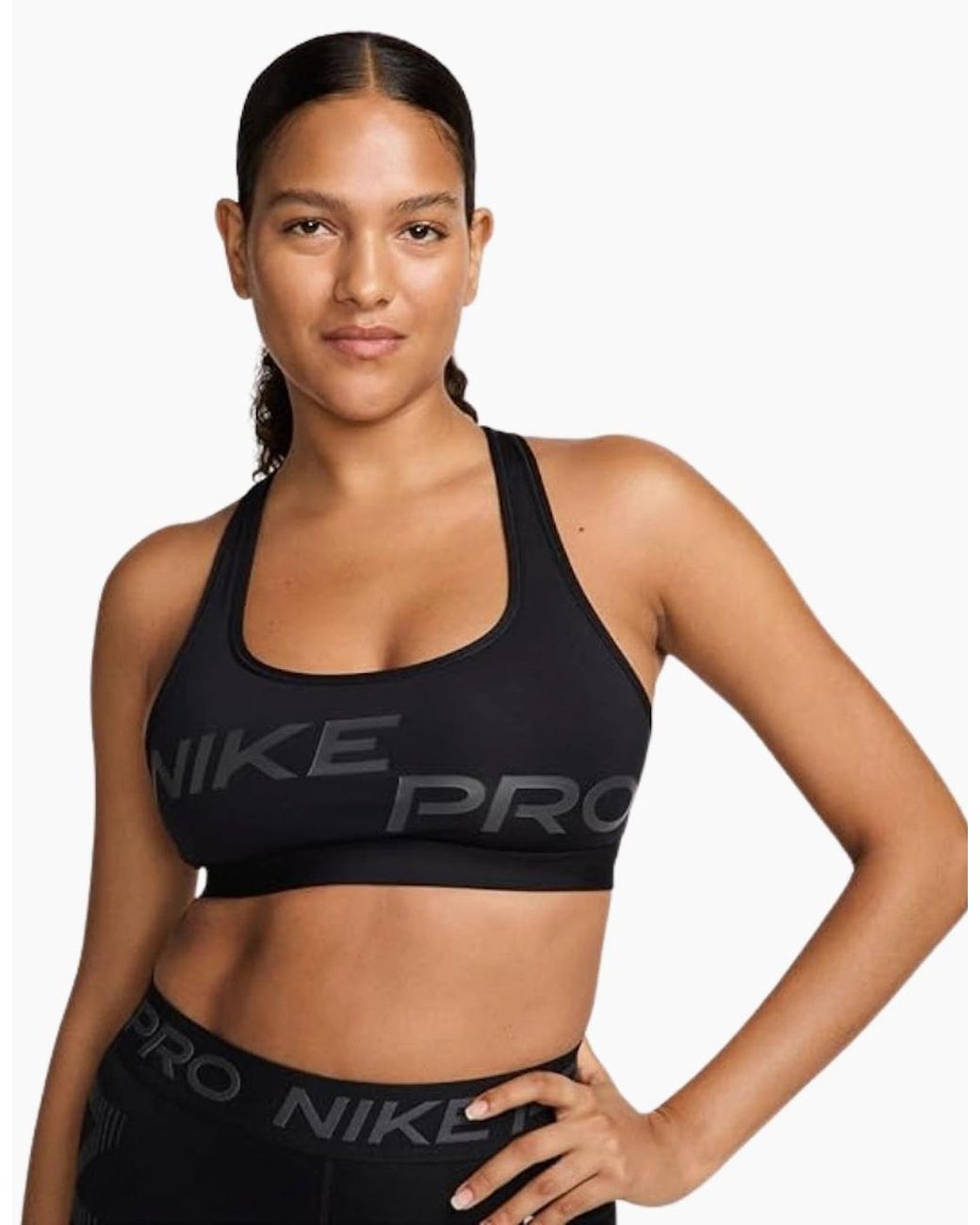 Nike Black Pro Logo Sports Vest